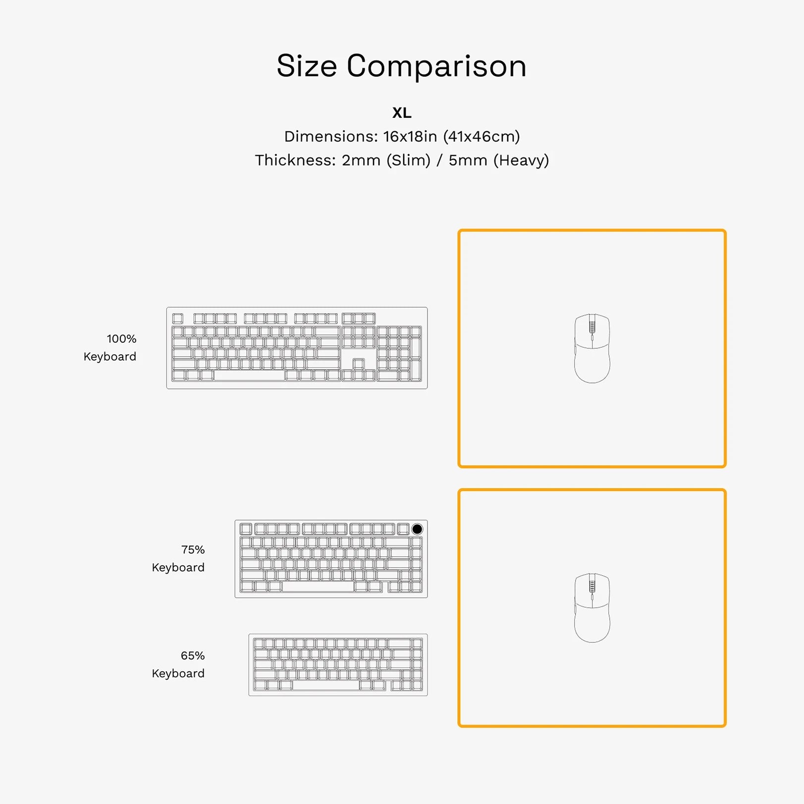 Premium Stitched Cloth Mouse Pad XL (16