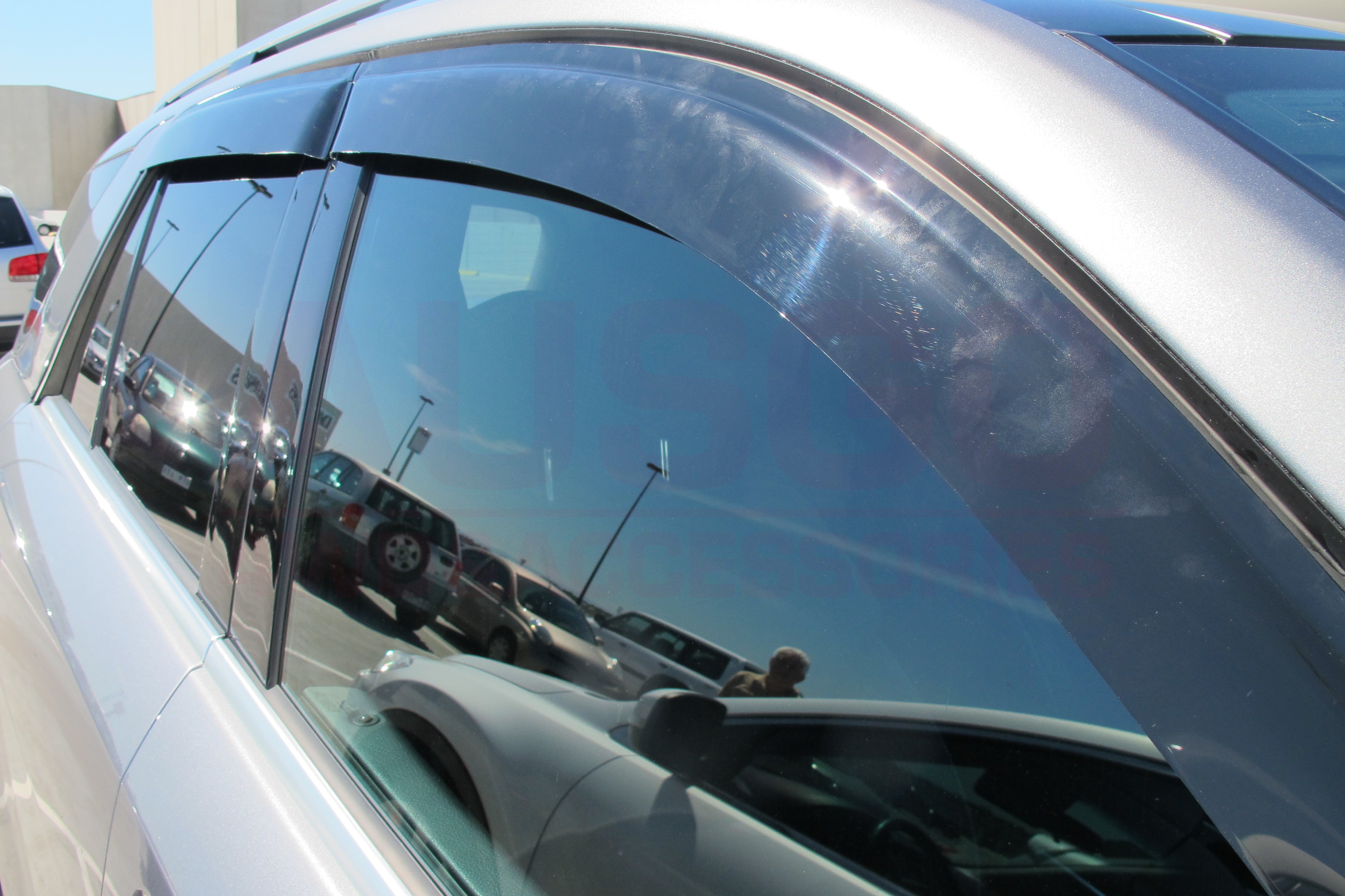 Weather Shields for Mercedes Benz GLE Class W166 (2015-2019) - Rain Guards & Window Deflectors - Perfect for All-Weather Protection & Noise Reduction While Driving