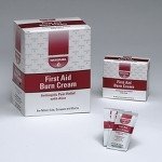 Waterjel Wjfa1728 First Aid Burn Cream with Aloe .9gm (Pack of 144) - Soothe and Heal Burns, Sunburns, and Minor Skin Irritations for Home, Office, and Outdoor Use