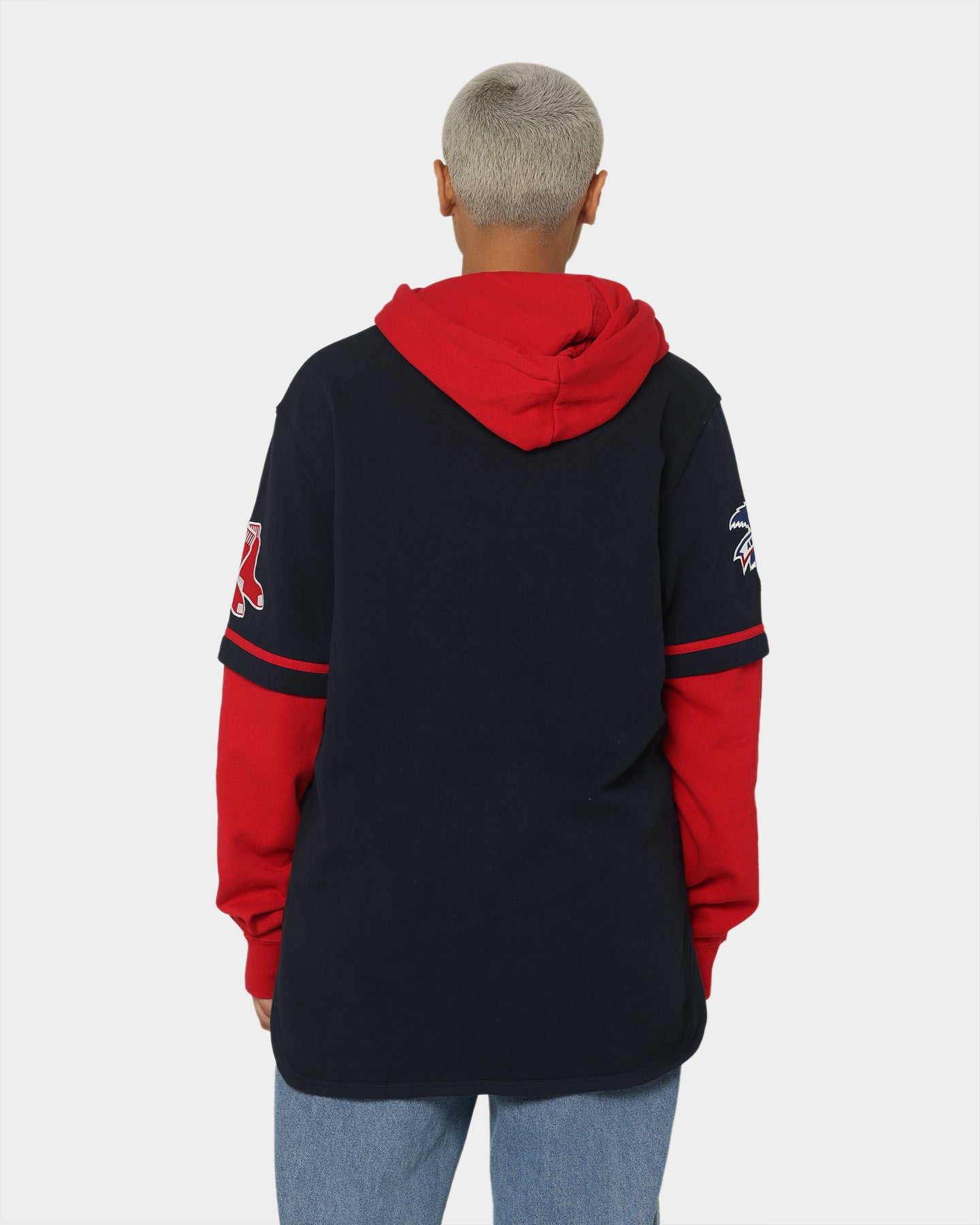 47 Brand Boston Red Sox Shortstop Hoodie for Men - Navy Blue Pullover Hooded Sweatshirt - Perfect for Baseball Games, Fall Weather & Casual Wear
