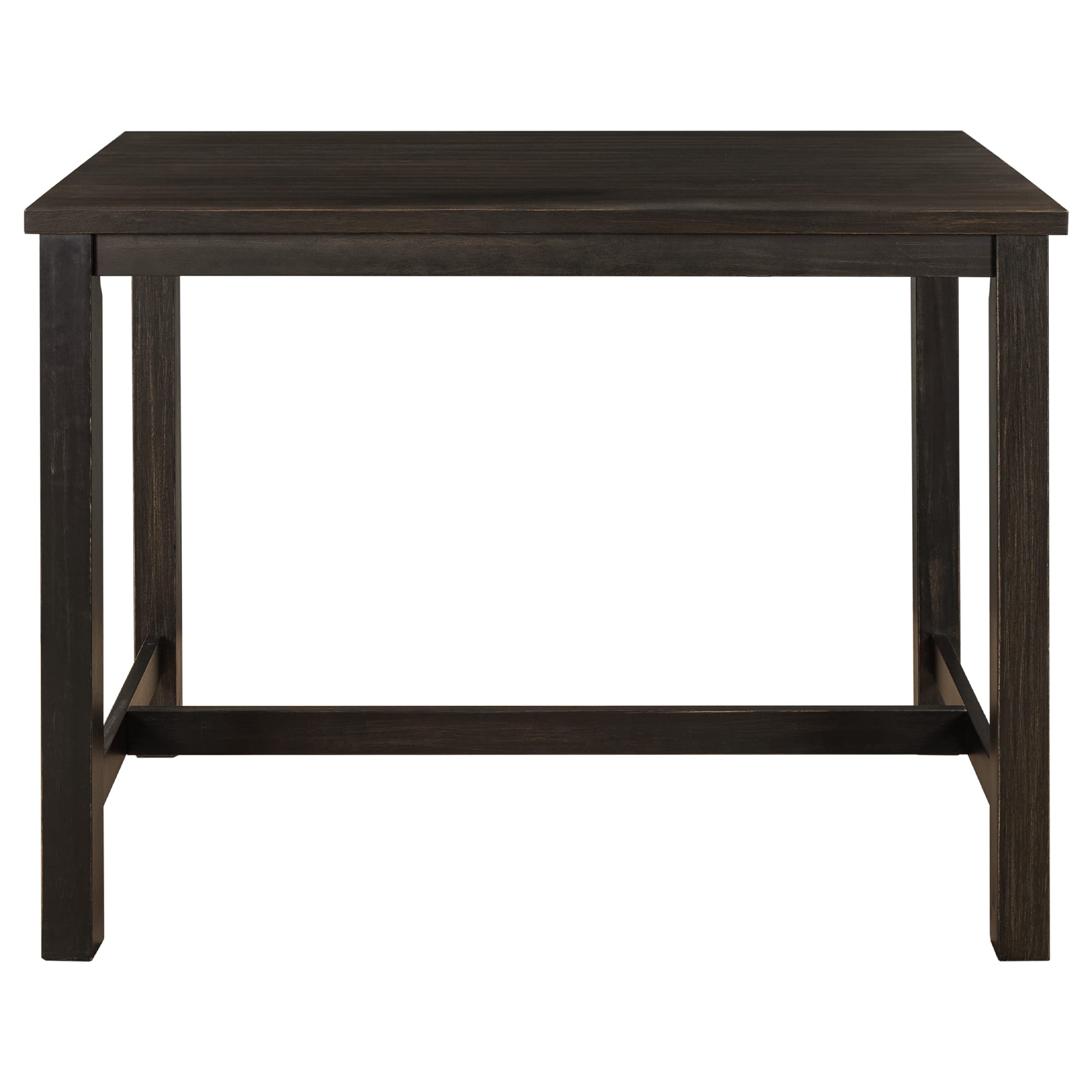Rustic Quarte Wooden Counter Height Dining Set with 2 Upholstered Chairs & 1 Bench - Beige Kitchen Table for Small Spaces, Breakfast Nooks & Farmhouse Style Dining Rooms