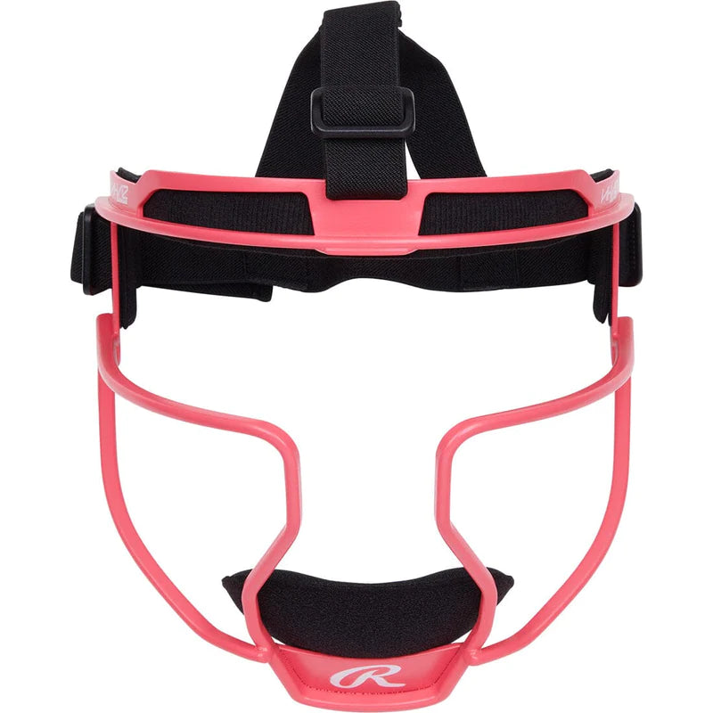 Rawlings HI VIZ Fielder's Mask RSBFMV - High Visibility Baseball Face Protection for Youth & Adult Players - Perfect for Softball, Fastpitch & Baseball Games