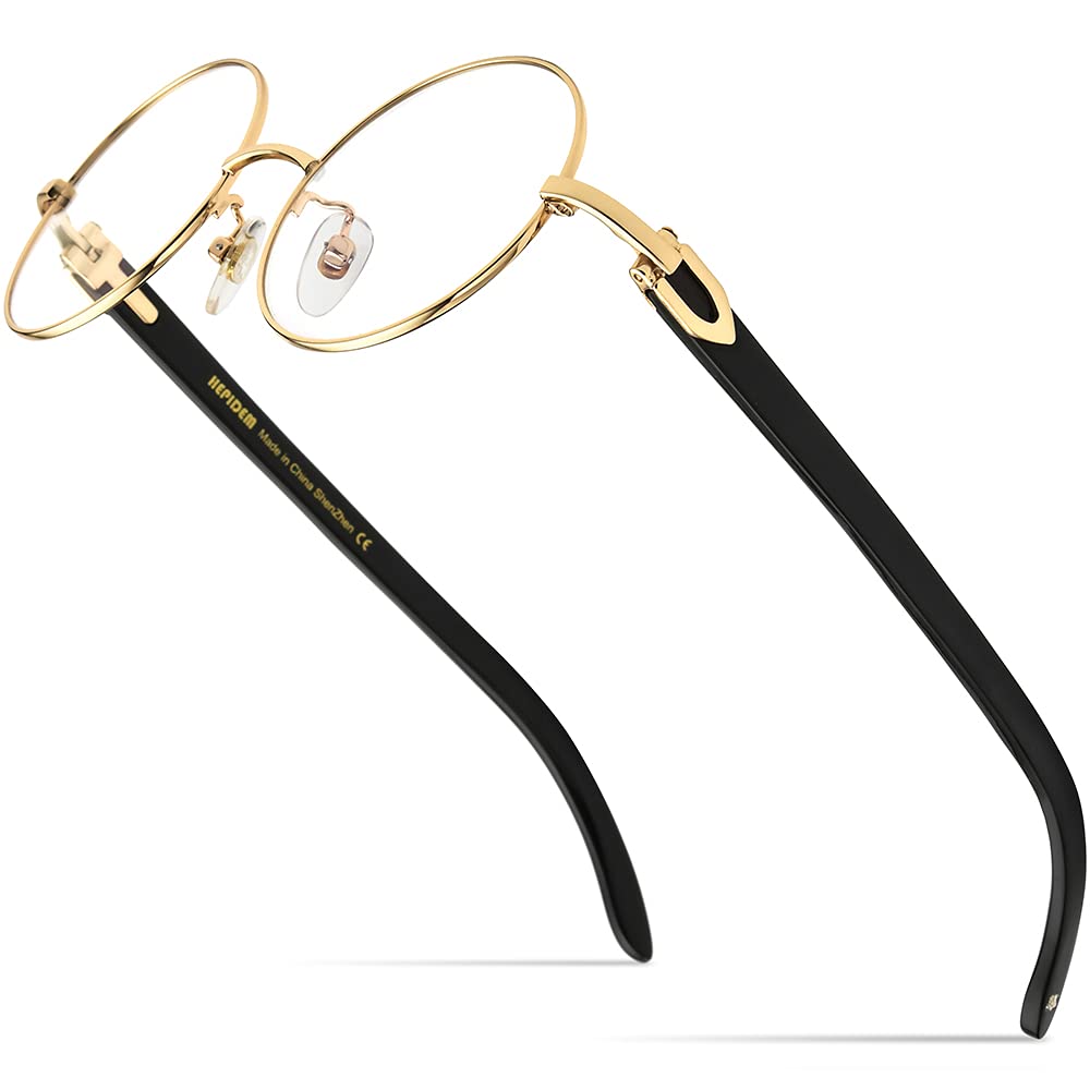 **Premium 100% Genuine Buffalo Horn Handmade Eyeglass Frames with 720pcs Diamonds – Luxury Unisex Glasses for Men & Women – Perfect for Fashion, Gifts & Special Occasions**