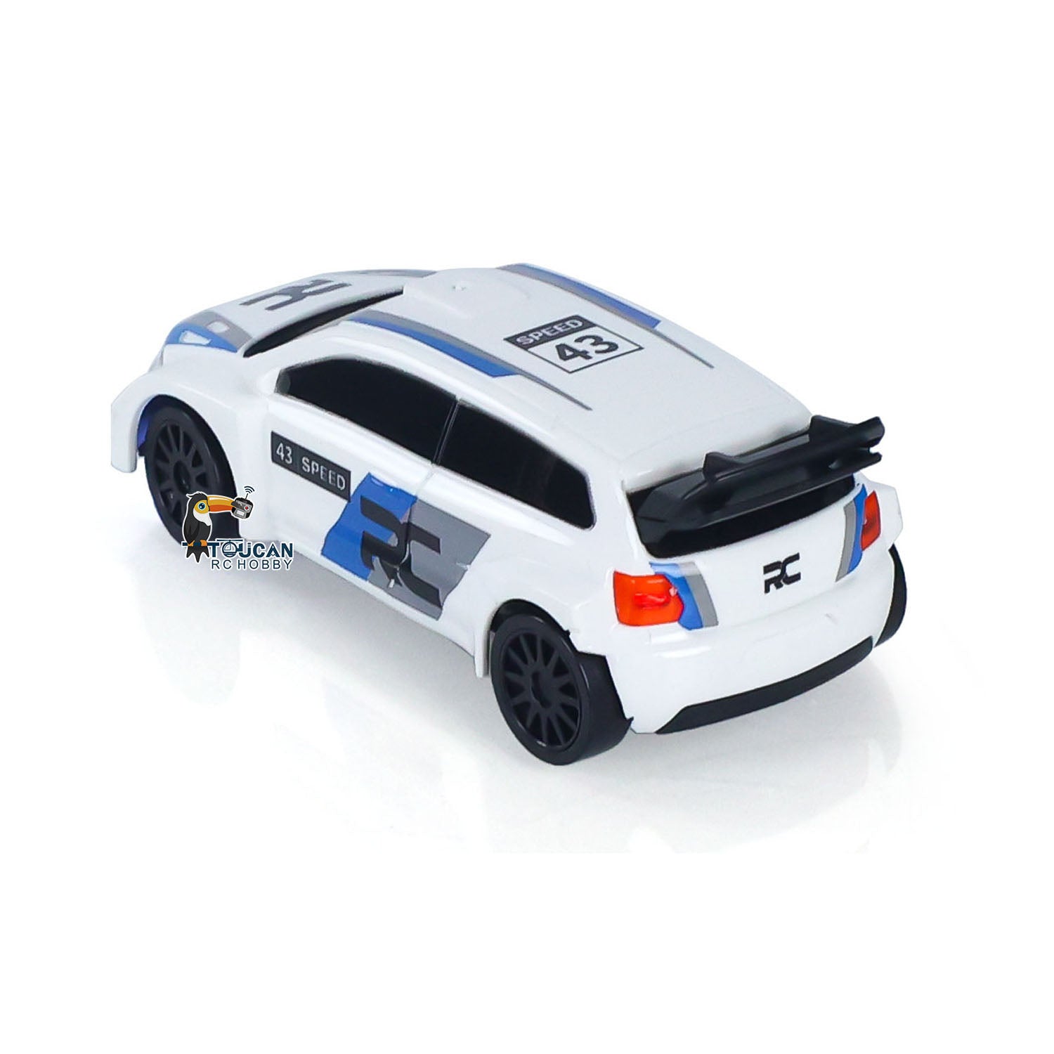 1/43 Scale 2.4GHz High Speed RC Racing Car - 4WD Remote Control Drift Vehicle RTR Mini Model Toy Car with Battery - Perfect Gift for Kids | Indoor & Outdoor Play, Racing Competitions, Birthday Presents