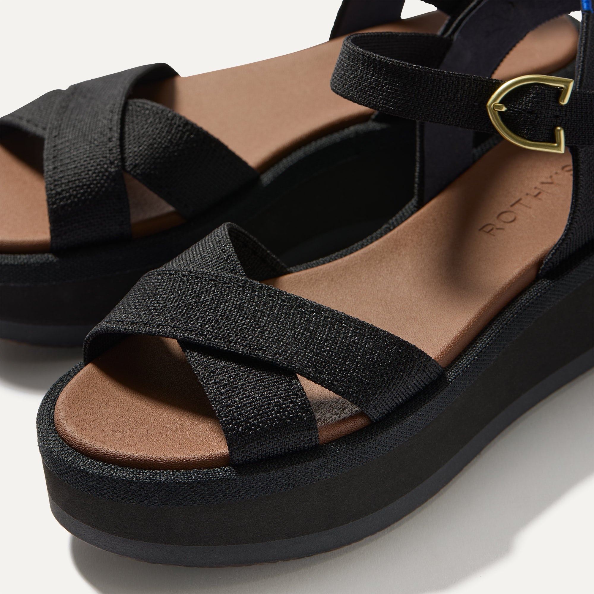 Criss-Cross Lightweight Wedge Sandal for Women - Comfortable Black Summer Shoes | Perfect for Beach, Vacation & Casual Outfits