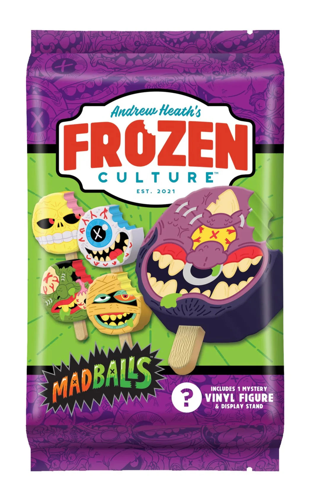 AH: Frozen Culture x Madballs Blind Box Collectible Figures - Perfect for Toy Collections, Gifts, and Pop Culture Displays