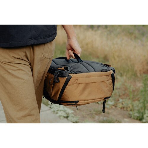 Peak Design 45L Travel Backpack - Durable Coyote Color for Adventure Travel, Hiking & Business Trips - Waterproof Carry-On Backpack with Laptop Compartment