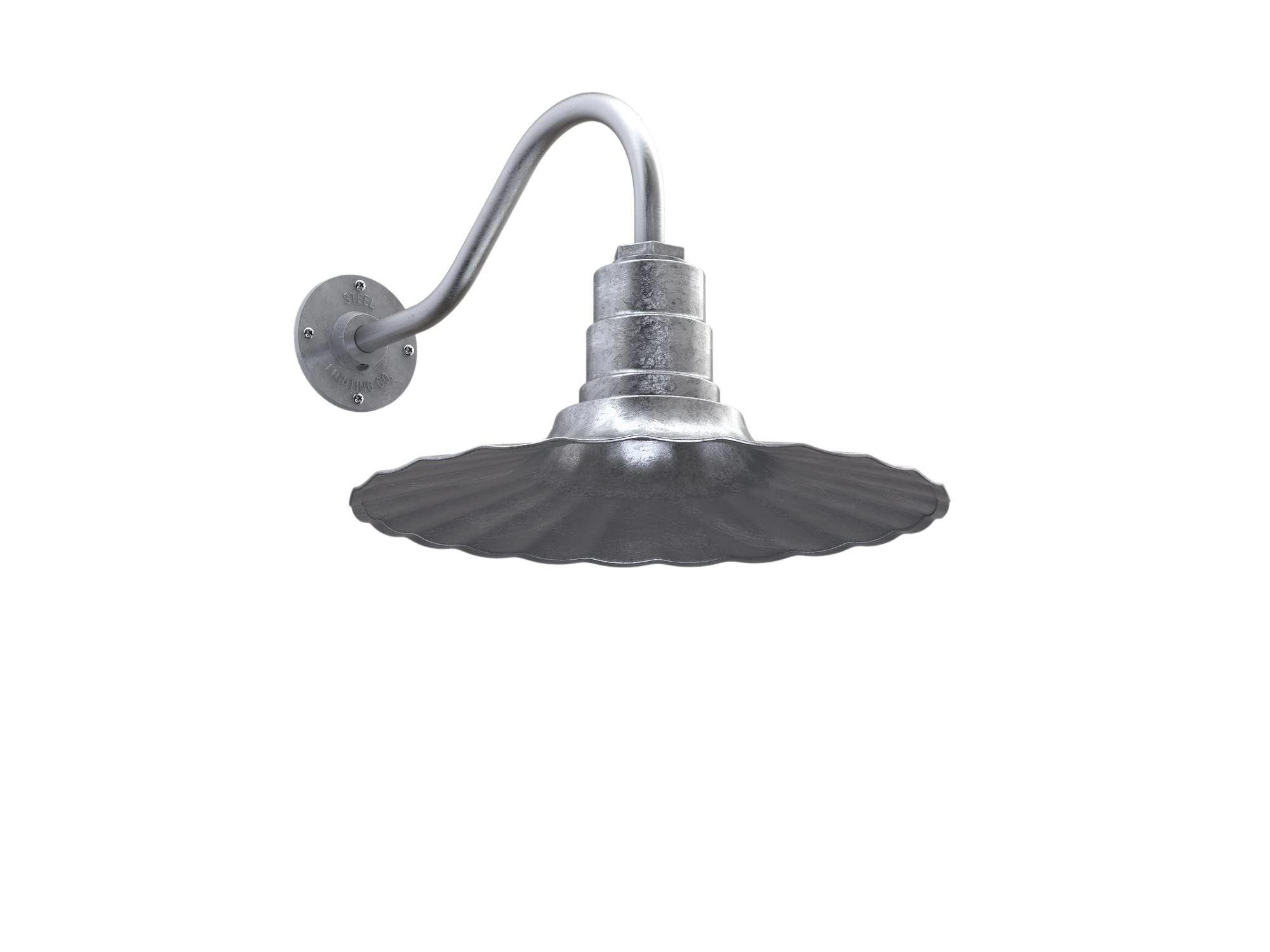 **Steel Lighting Co. Highland Park Vintage Barn Light – 16