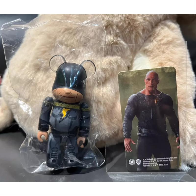 Bearbrick Series 45 HERO DC Black Adam 100% Collectible Figure - Limited Edition DC Comics Superhero Vinyl Art Toy for Display & Collection | Perfect for Home Decor, Office Display, and Pop Culture Enthusiasts