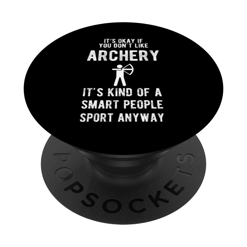 Funny Archery Gift - Crossbow Hunter Arrow Lover PopSockets PopGrip | Swappable Phone & Tablet Grip | Perfect for Archery Enthusiasts & Outdoor Lovers