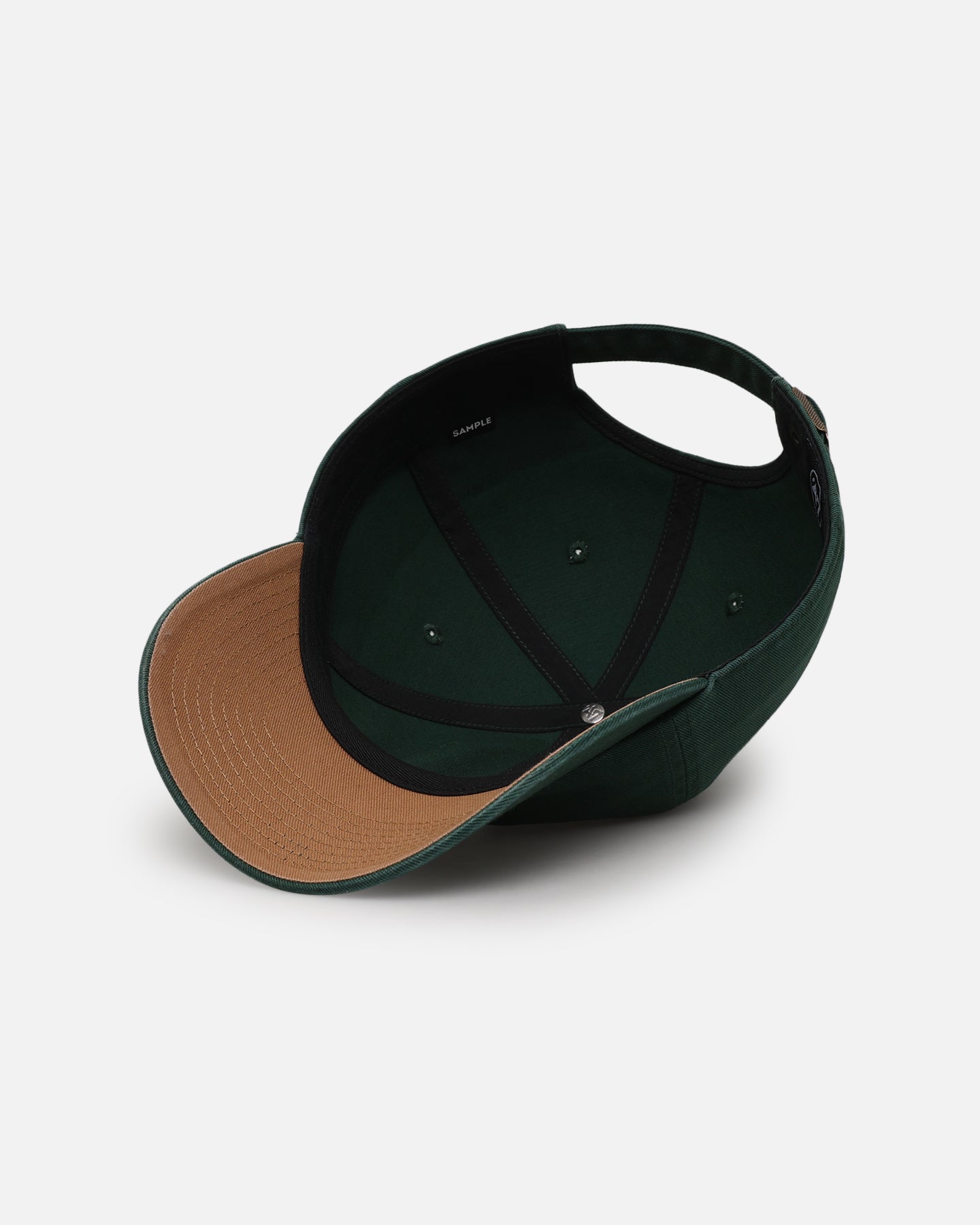 New York Yankees 'Yankees Colour Wheel' 47 Clean Up Adjustable Strapback Cap - Dark Green for Baseball Games, Streetwear & Fan Collections