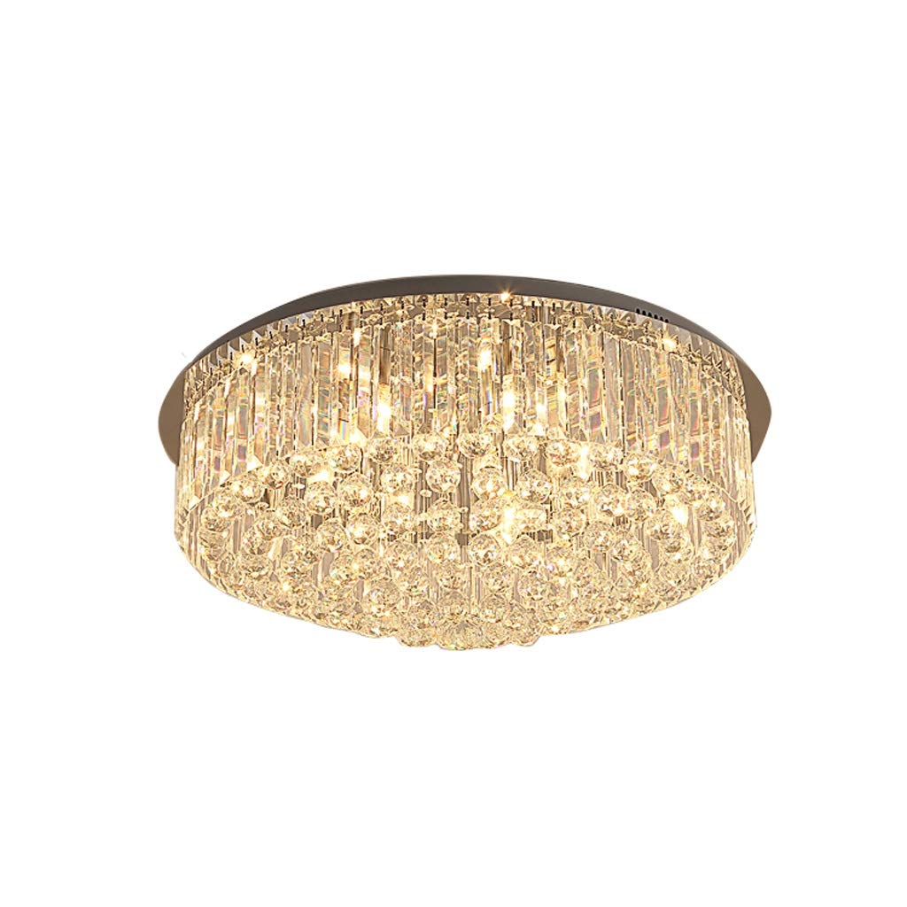 Modern Crystal Chandelier - Nordic Style LED Ceiling Light with Warm Lighting for Bedroom, Living Room & Dining Room | Elegant Home Decor & Ambient Lighting Solution