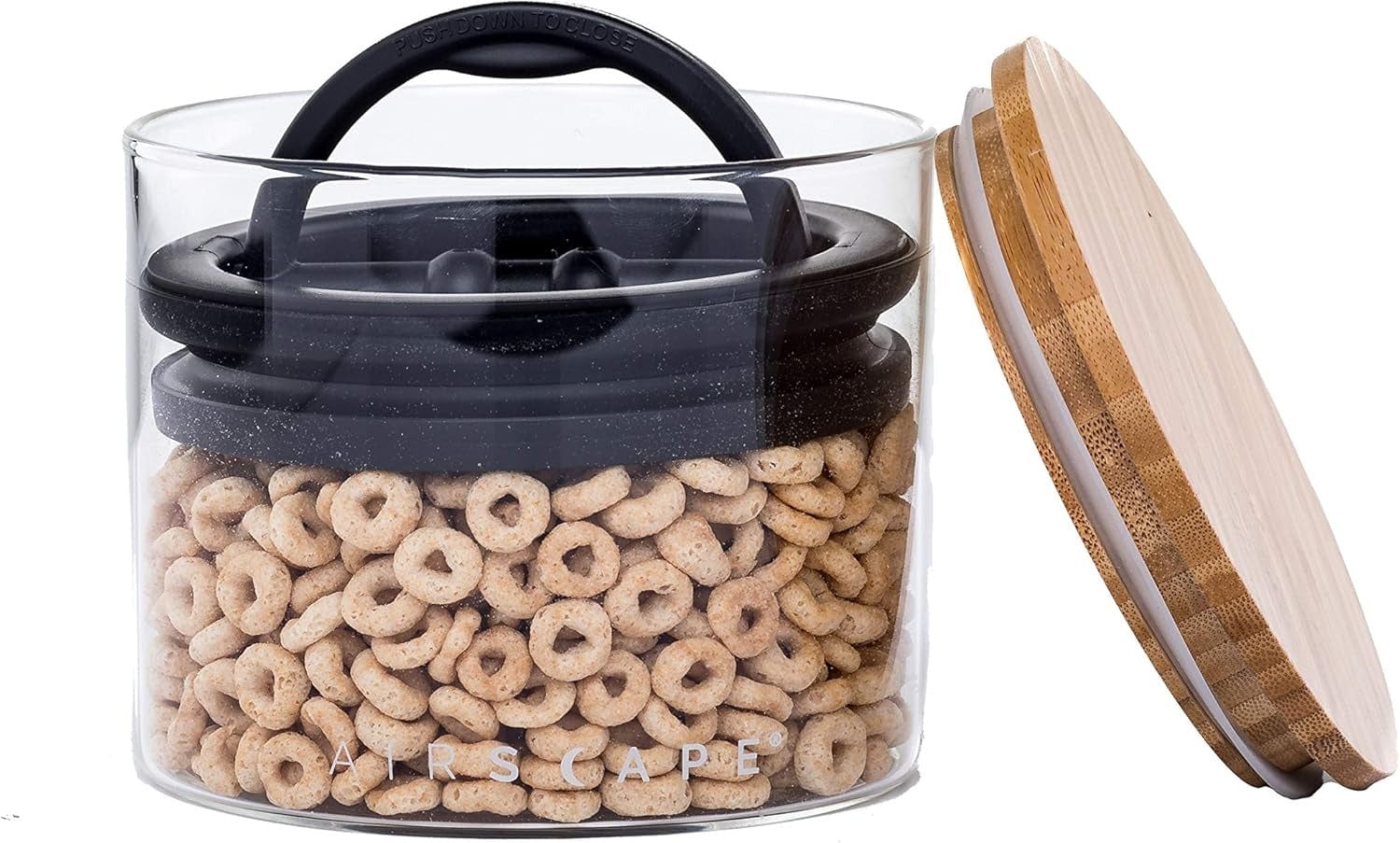 Airscape Glass - Airtight Glass Food Storage Containers for Kitchen, Pantry & Meal Prep - Perfect for Storing Dry Goods, Coffee, Tea & Spices