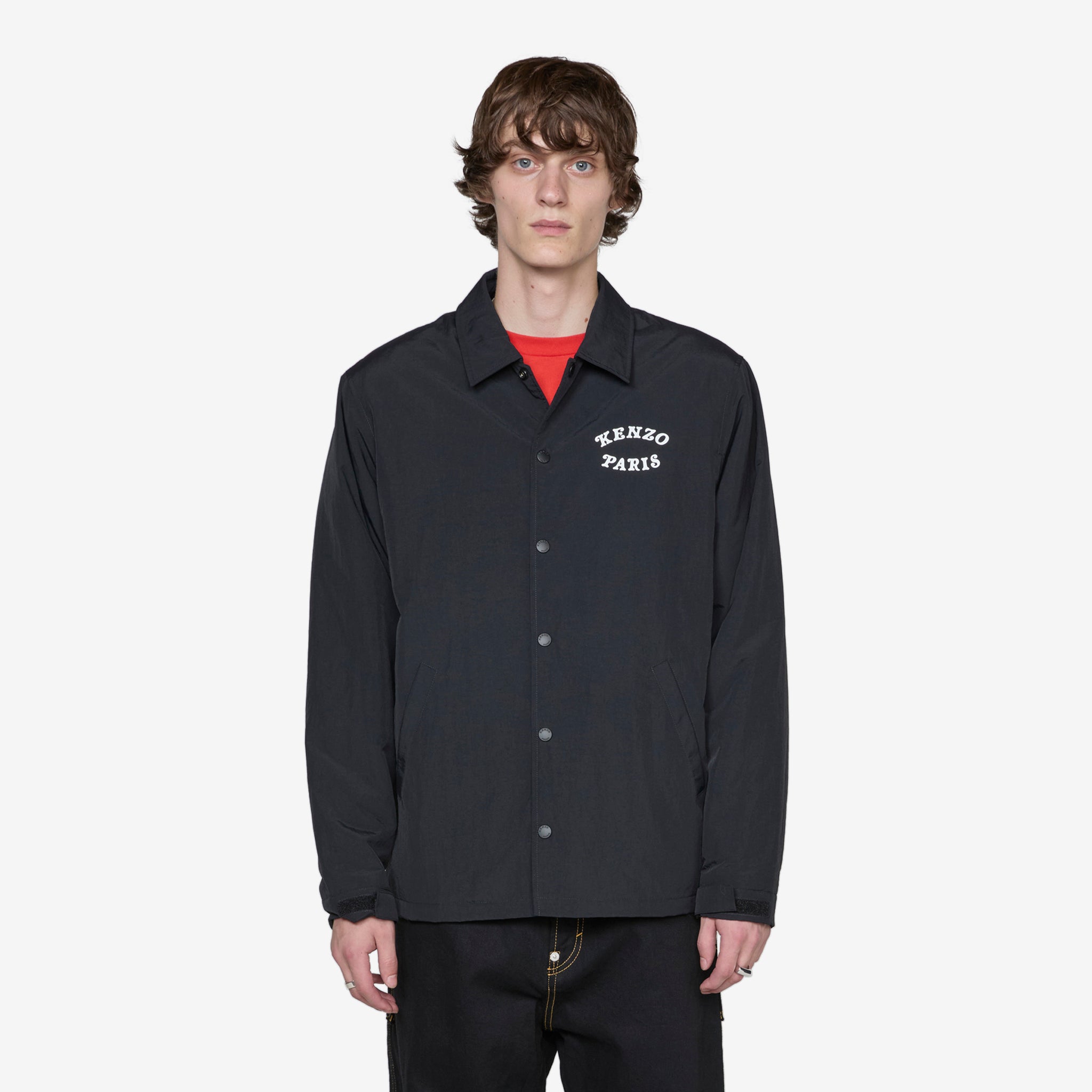 KENZO VERDY MARKET Heavy Coach Jacket - Black | Streetwear Fashion for Men & Women | Perfect for Urban Outfits & Casual Wear