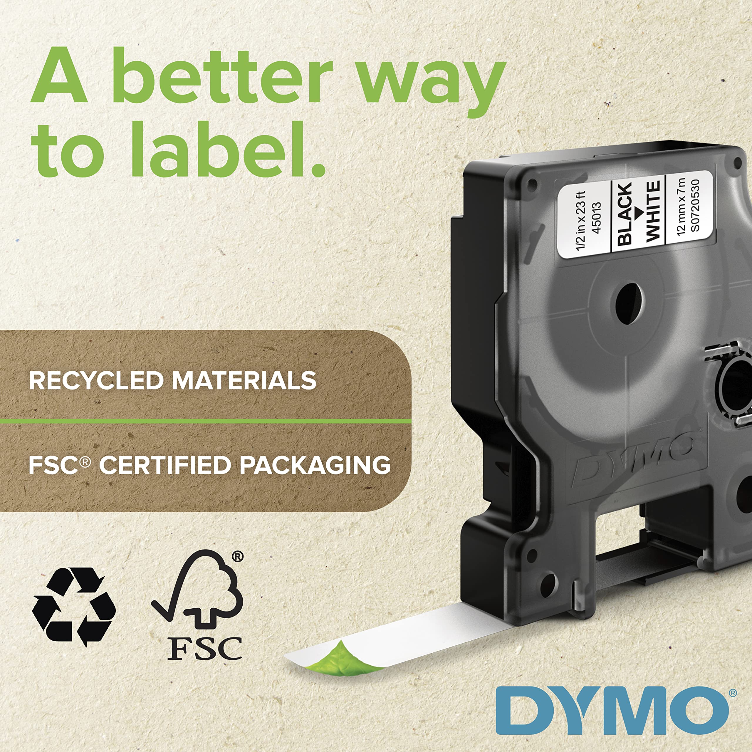 DYMO Rhino Industrial Heat-Shrink Labels - 1/4