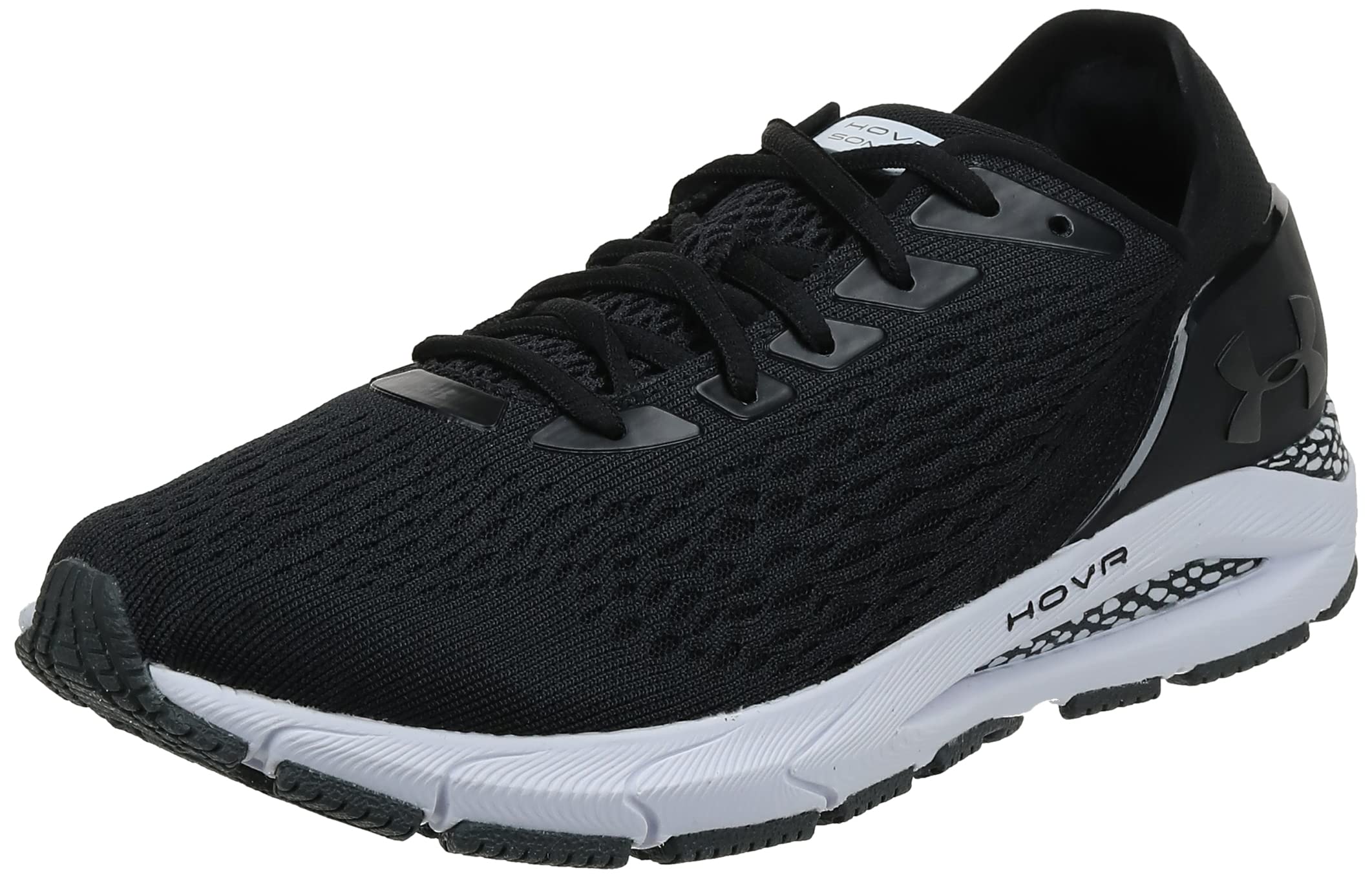 Under Armour HOVR Sonic 3 Men's Running Shoes - Lightweight Cushioned Sneakers for Training & Jogging (Size UK 12 US 13 EU 47.5, Black) - Perfect for Road Running, Gym Workouts & Daily Wear
