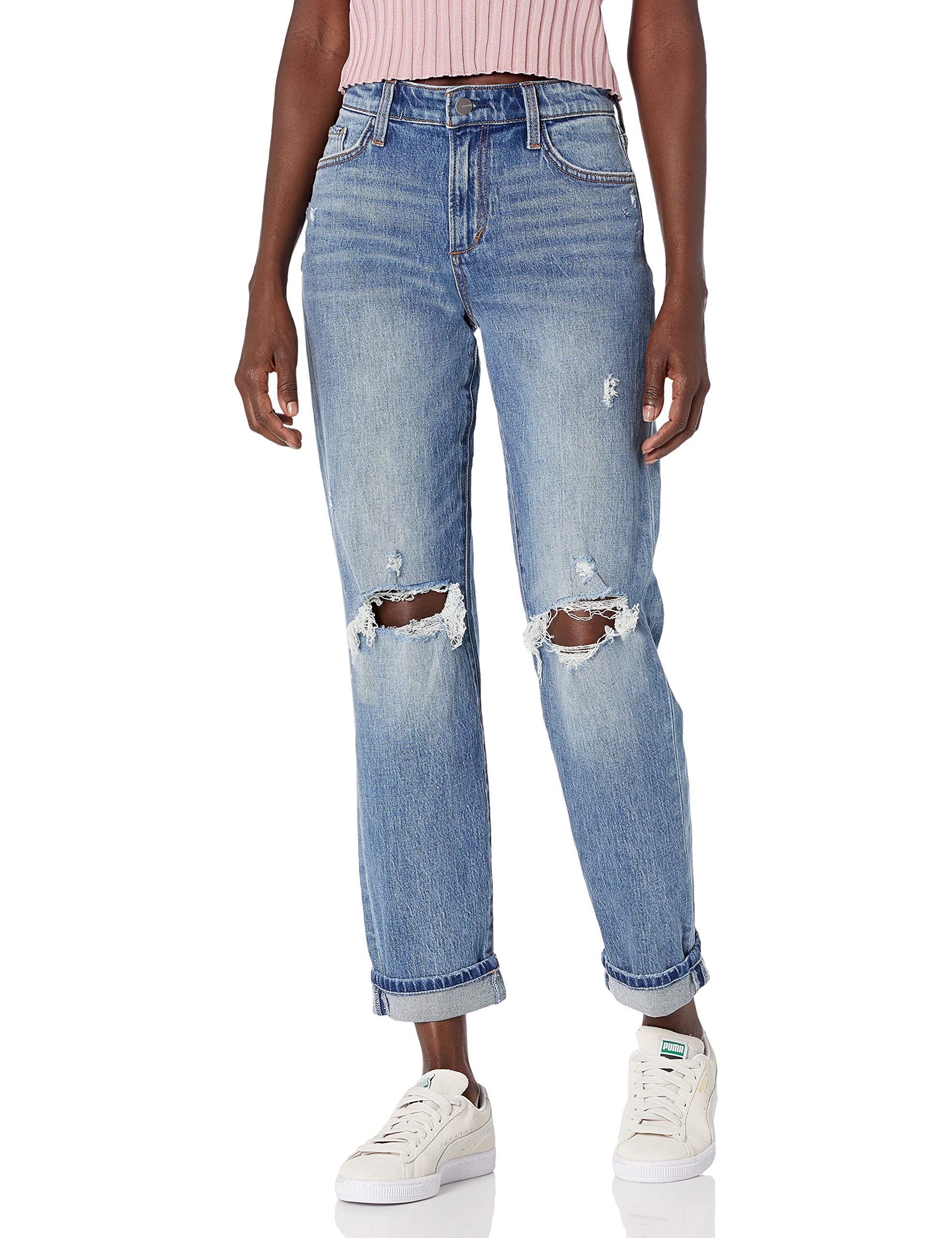 Joe's Jeans Women's Niki Midrise Boyfriend Jean - Comfortable Stretch Denim Pants for Casual Wear & Everyday Outfits