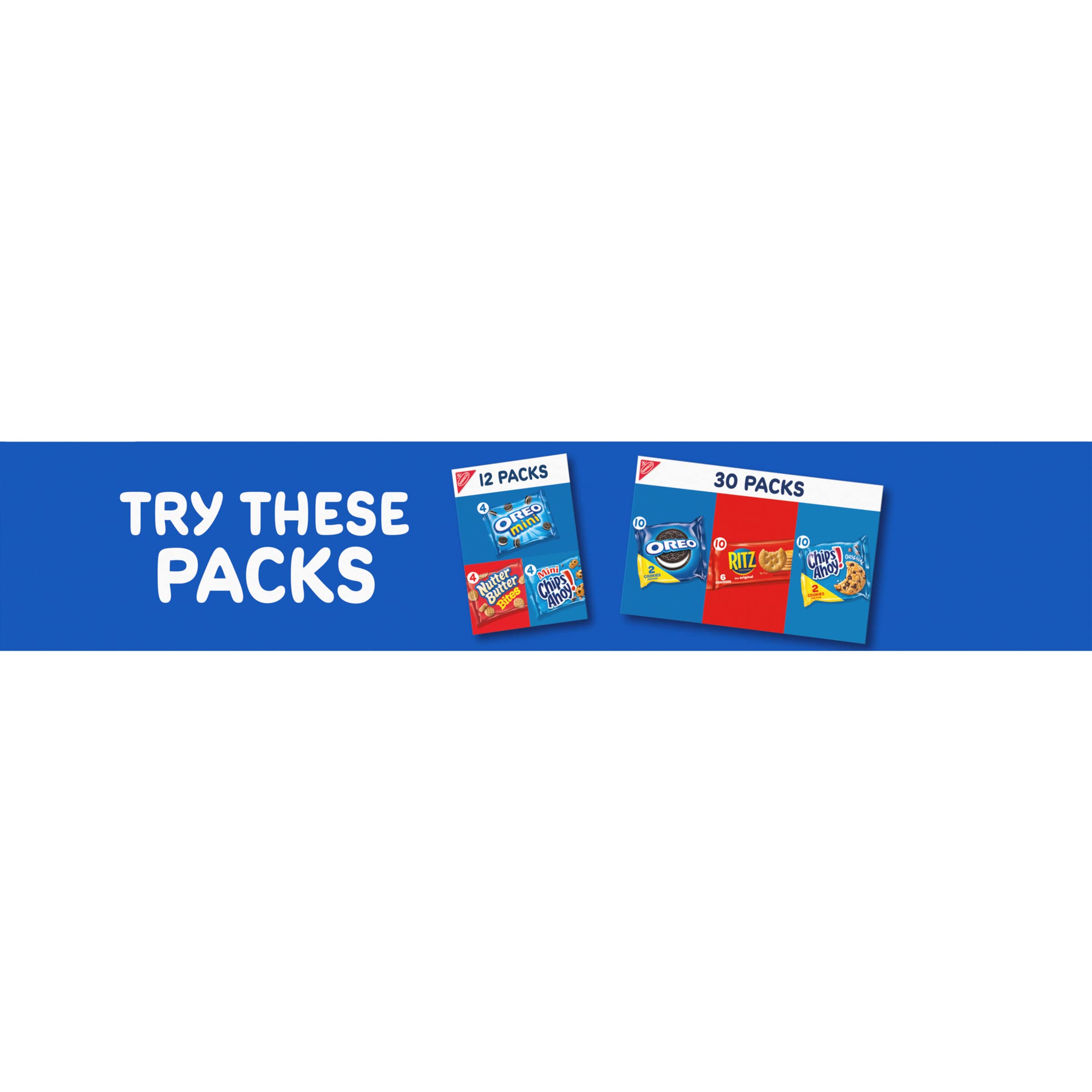 OREO Chocolate Sandwich Cookies, 12 Pack (2.4 oz Each) - Perfect for School Lunch Boxes, Office Snacks & Afternoon Tea Treats