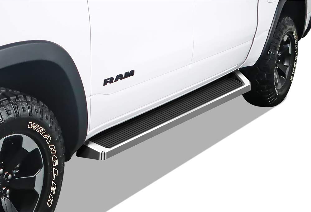 APS Running Boards & Nerf Bars for Ram 1500 2019-2025 Crew Cab | Heavy Duty Side Steps | Not Compatible with 2018 Models | Perfect for Off-Roading & Truck Customization