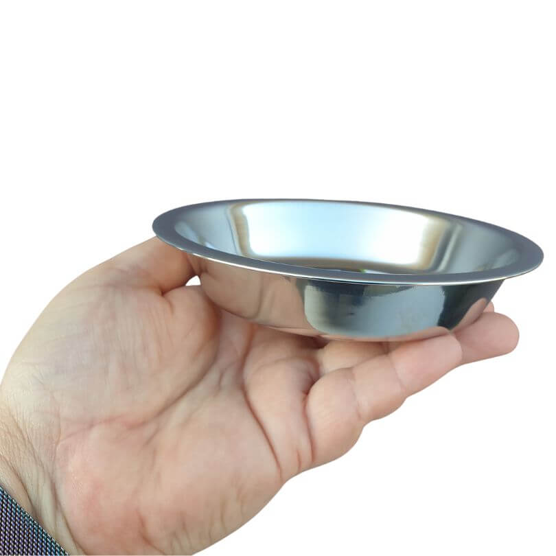 Premium Stainless Steel Low Profile Bowl - Durable & Lightweight for Kitchen, Camping, and Outdoor Cooking | Perfect for Mixing, Serving, and Food Prep