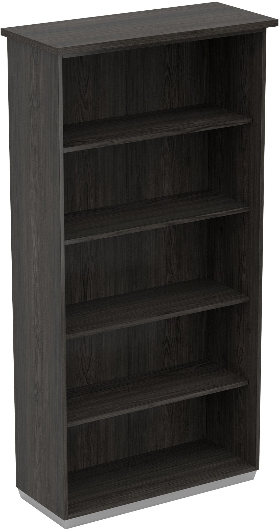 Office Star Tuxedo 5 Shelf Bookcase [TUX 56] - Modern Wooden Bookshelf for Home & Office Organization - Perfect for Living Room, Bedroom, Study or Office Storage