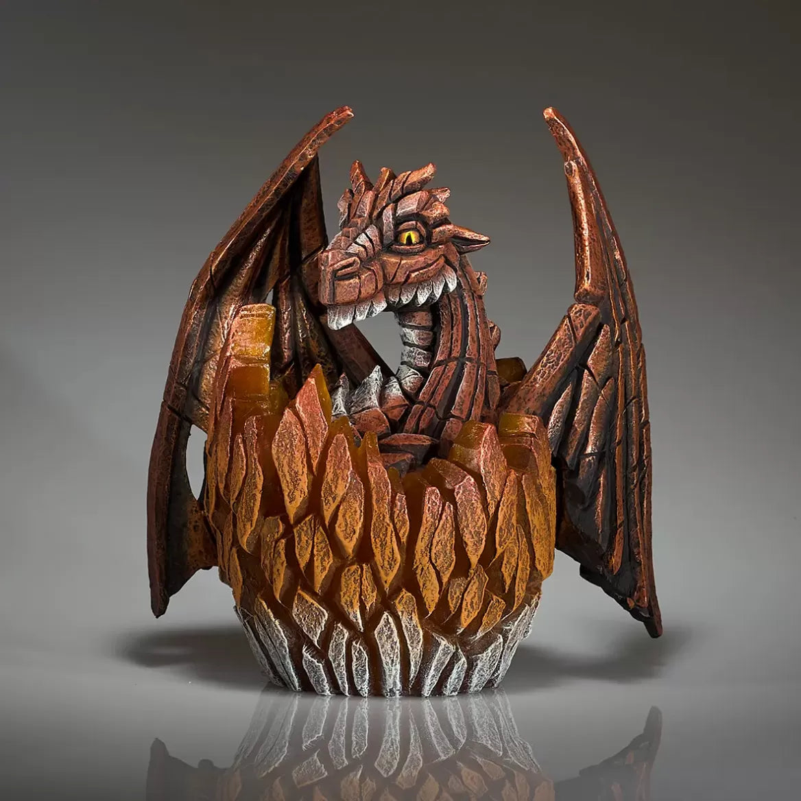 Handmade Copper Dragon Egg Sculpture - Unique Home Decor & Feng Shui Gift for Office, Living Room, or Meditation Space