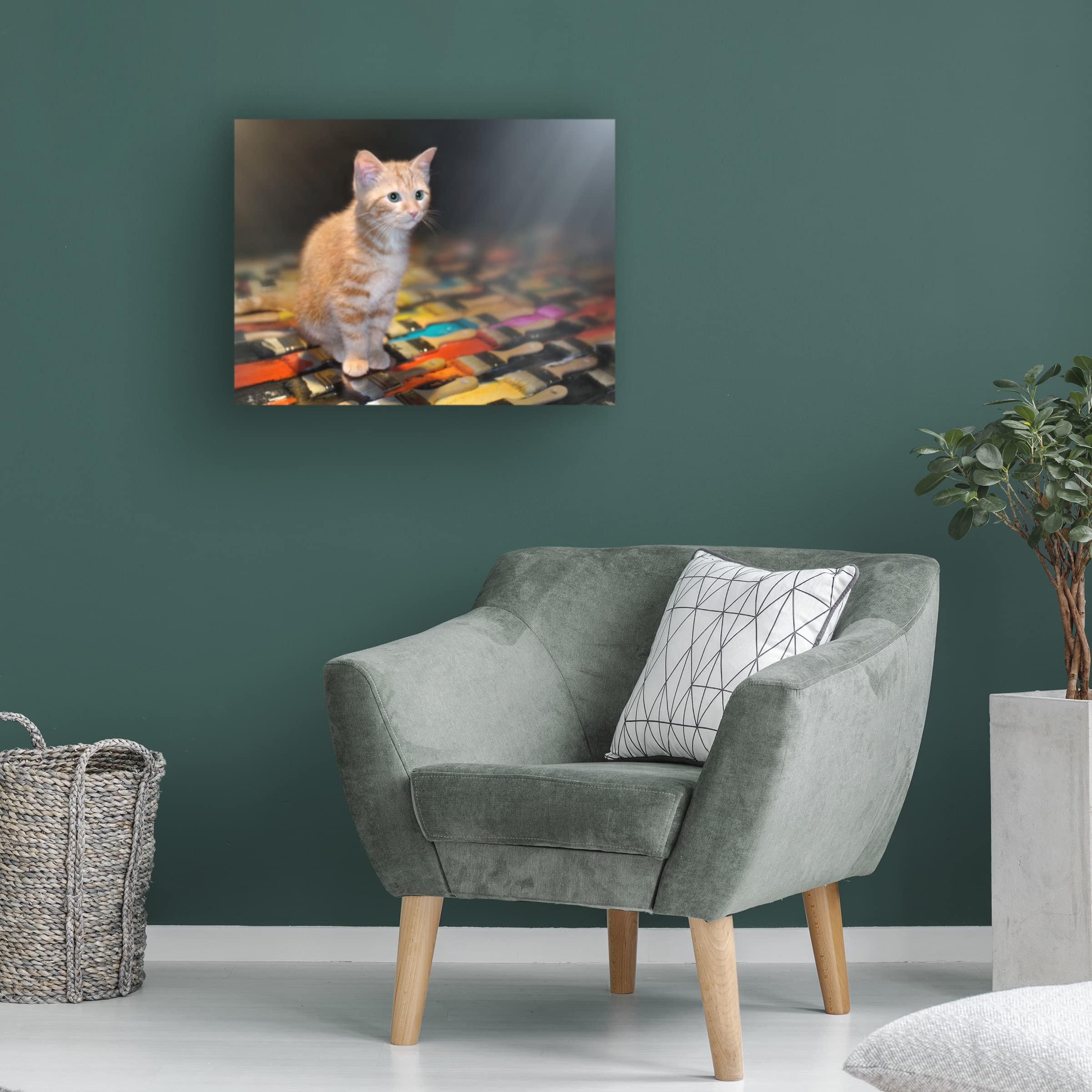 Ben Heine 'Missing You' Canvas Wall Art Print - Romantic Home Decor for Living Room, Bedroom & Office - Modern Framed Artwork for Gifts & Interior Design