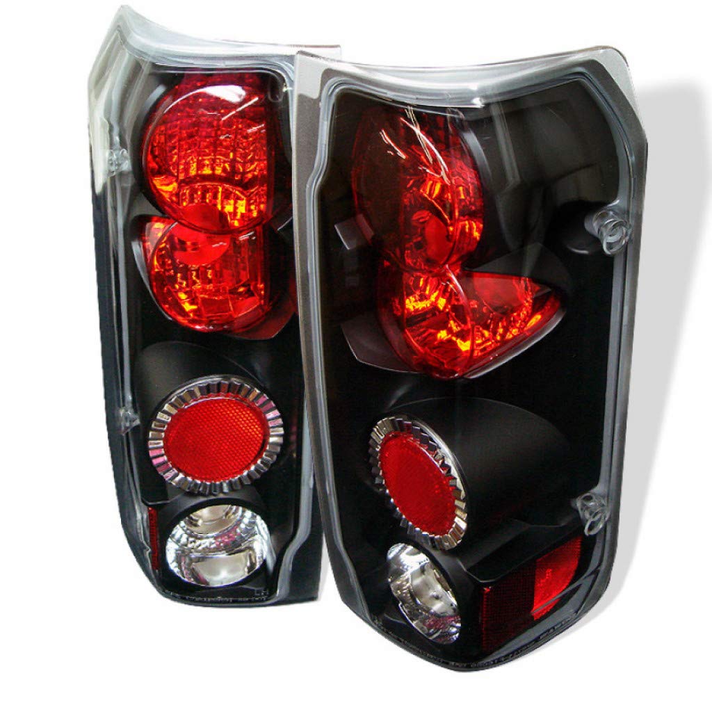 Spyder Euro Style Black Tail Lights Pair for Ford F-150 1987-1996 | Model 5003300 | Upgrade Your Truck's Rear Lighting for Night Driving & Enhanced Style