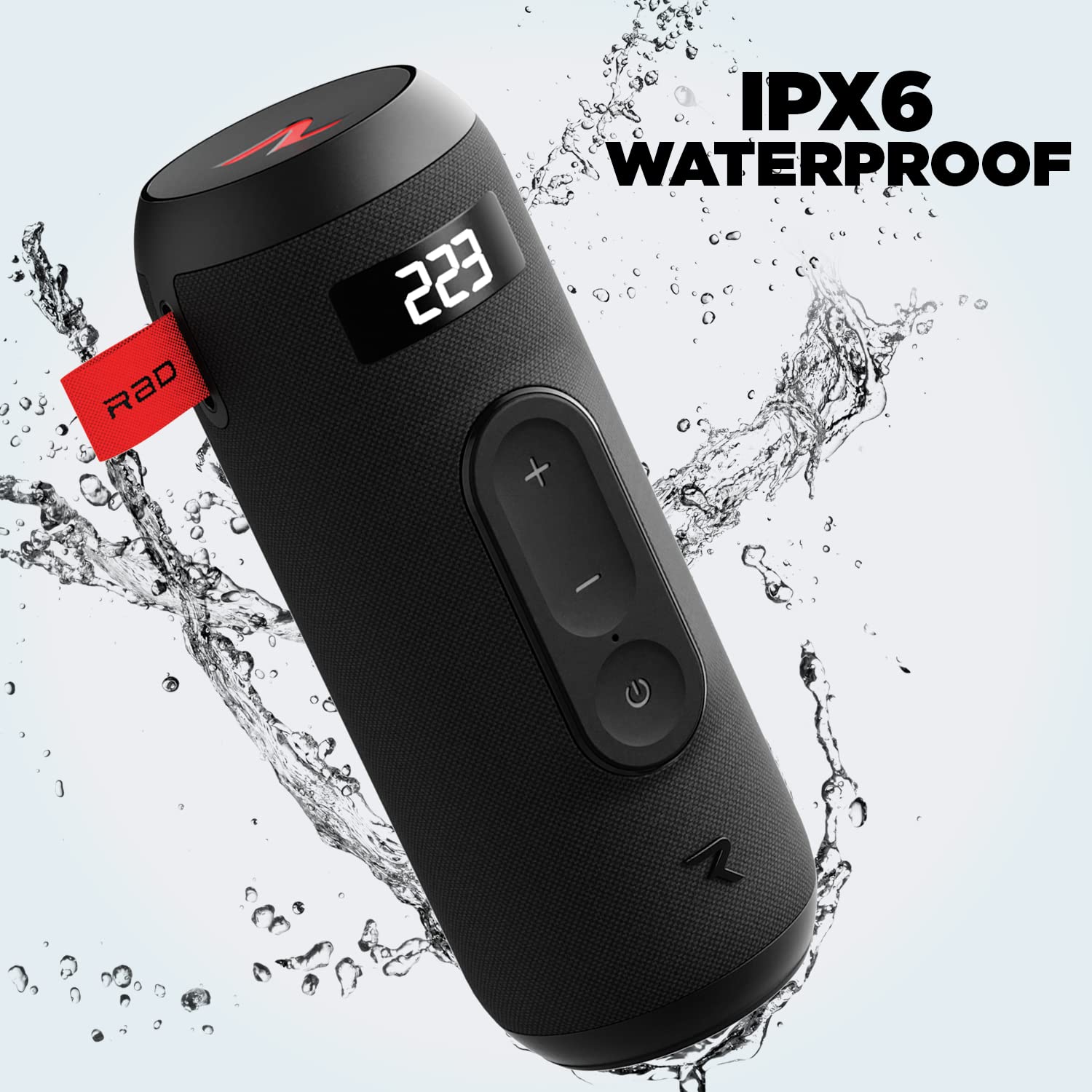 Sound+ GPS Bluetooth Golf Speaker with Super Strong Magnet - IPX6 Waterproof & Power Bank - Perfect for Golf Carts & Outdoor Activities