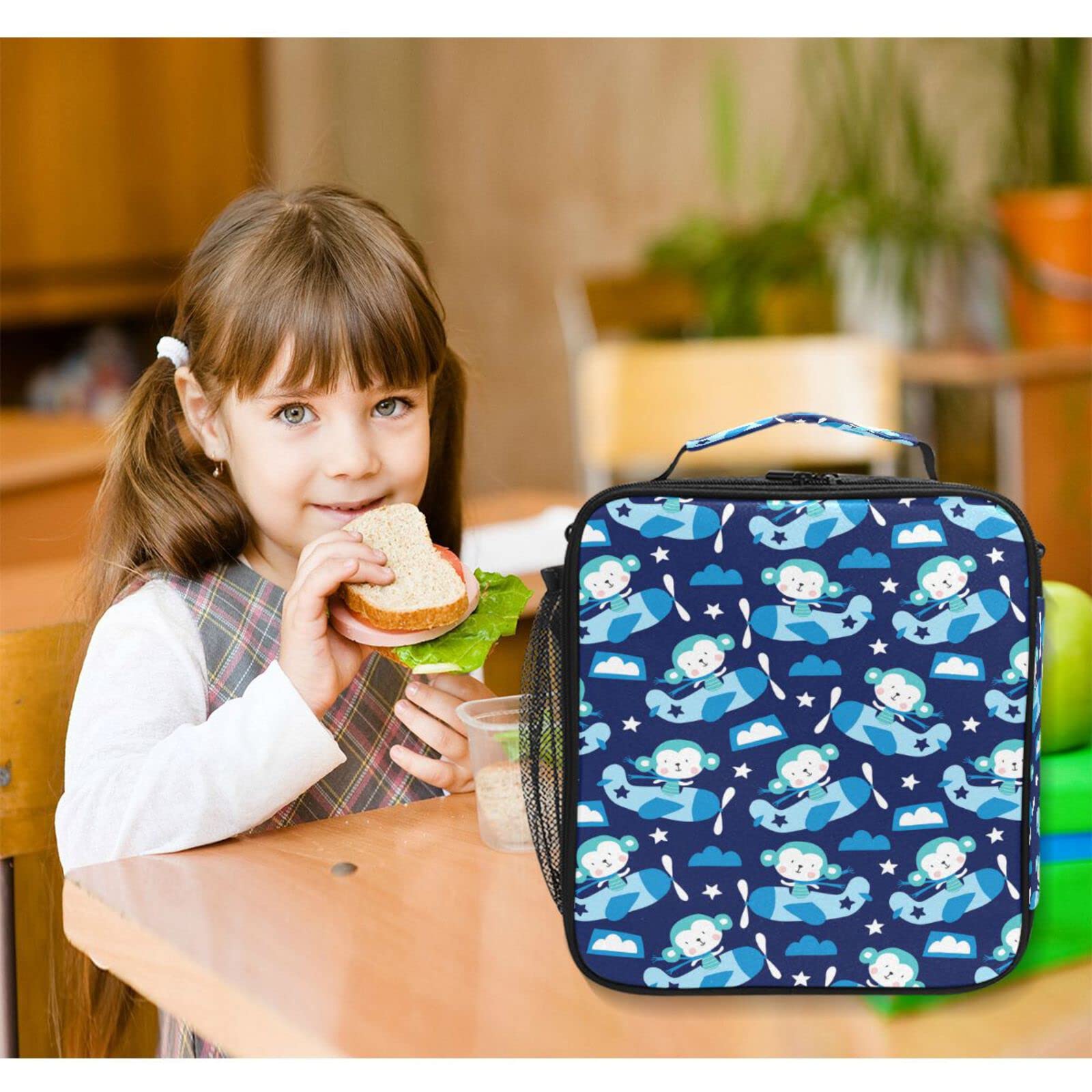ZZXXB Insulated Lunch Bag - Reusable Thermal Cooler Tote with Shoulder Strap for School, Work, Picnic & Outdoor Travel | Leakproof Food Container for Students & Adults