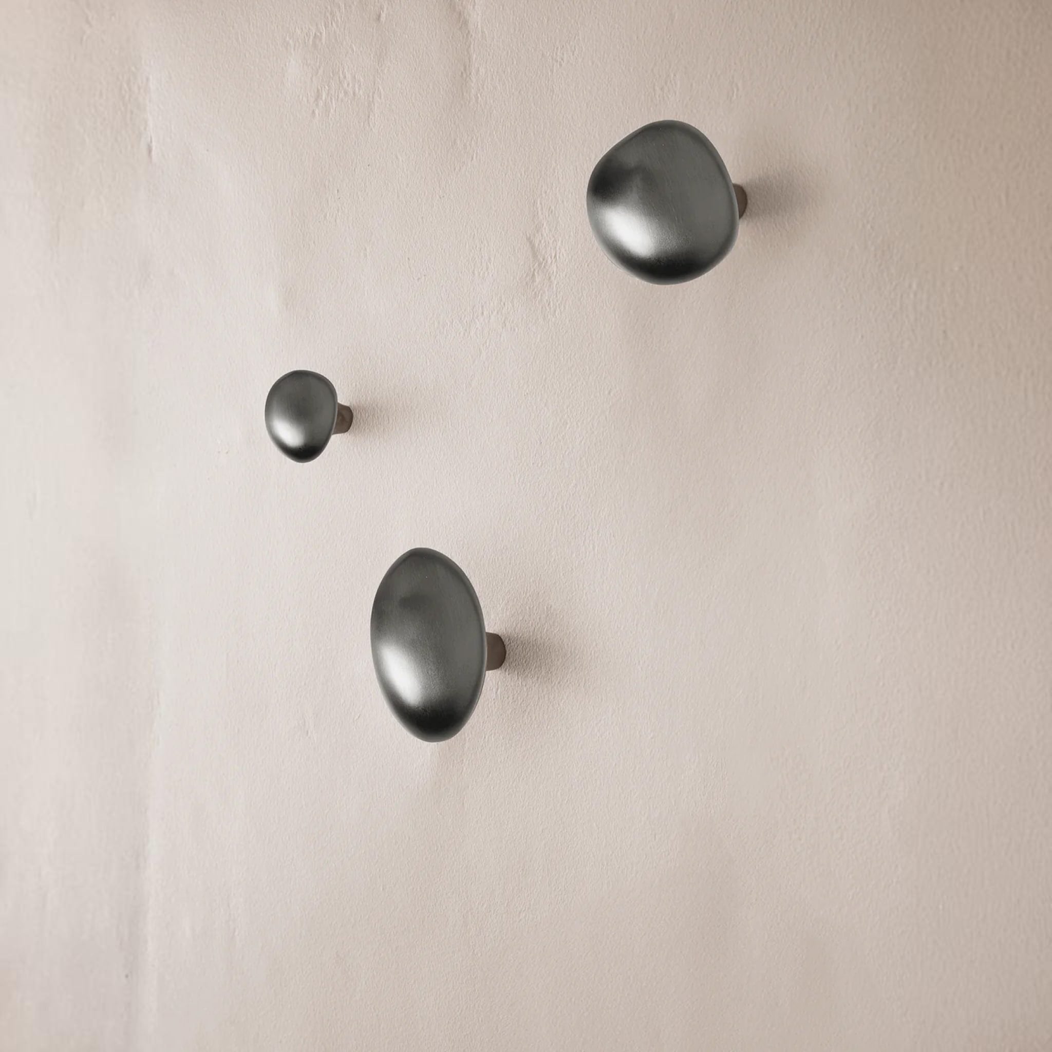 FERM LIVING Lemon Hook - Black Brass Wall Hooks for Kitchen, Bathroom & Entryway Organization - Stylish Decorative Hooks for Hanging Coats, Towels & Bags