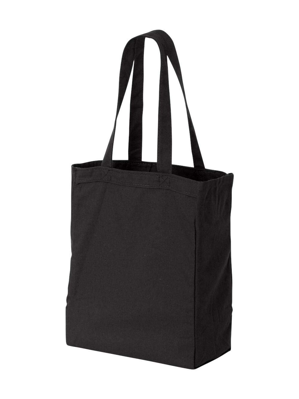 Liberty Bags 8861 - 10oz Cotton Canvas Tote with Gusset | Durable Reusable Shopping Bag for Groceries, Beach & Farmers Market