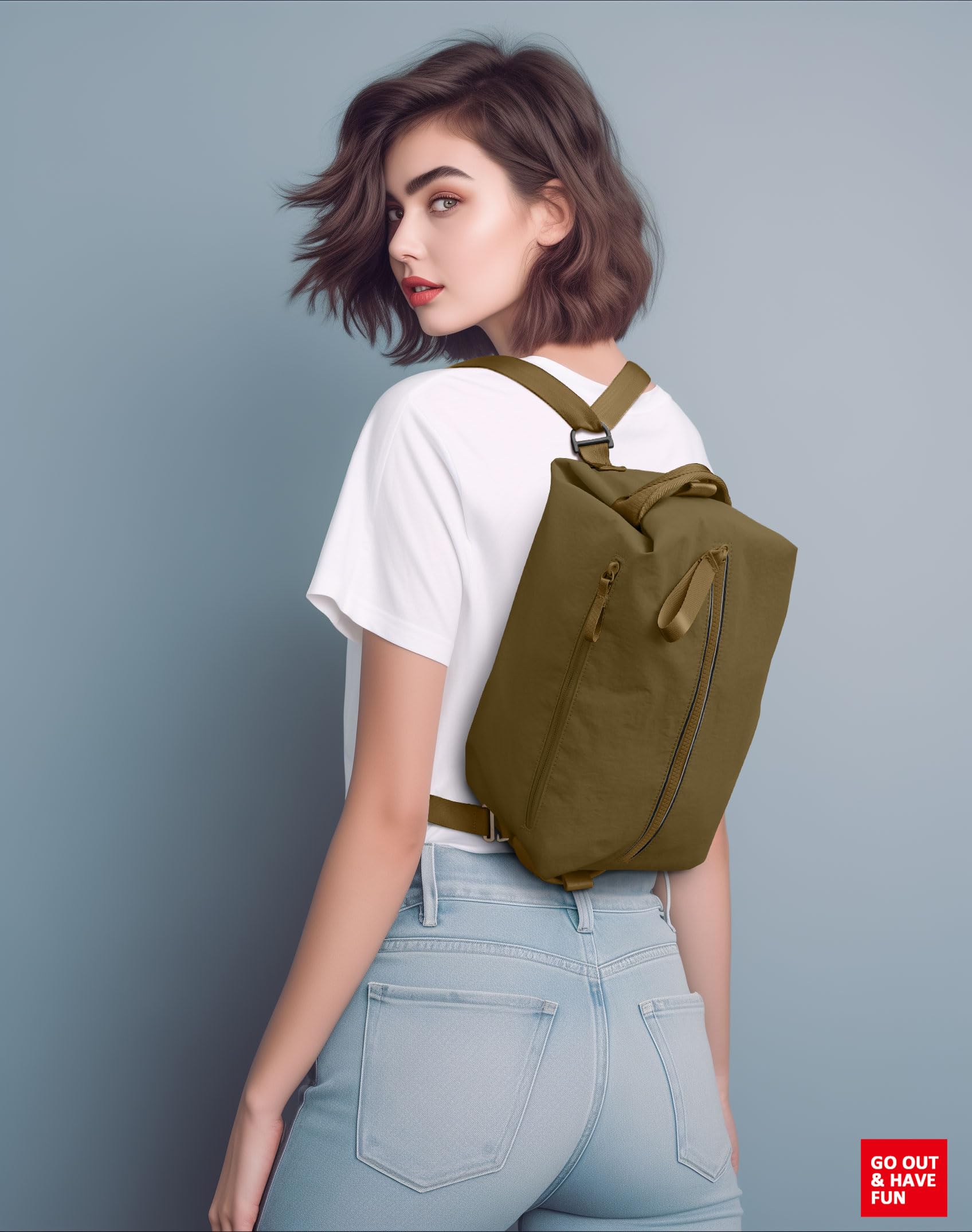 Stylish Compact Gym Duffle Bag for Women & Men - 3-in-1 Crossbody Sports Bag for Fitness, Workout & Travel - Perfect for Gym, Yoga, Work Commute & Weekend Getaways