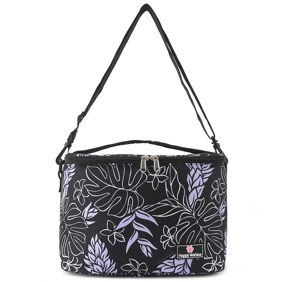 Insulated Cooler Tote Bag - Medium Size in Ginger & Black | Perfect for Beach Trips, Picnics, and Outdoor Adventures