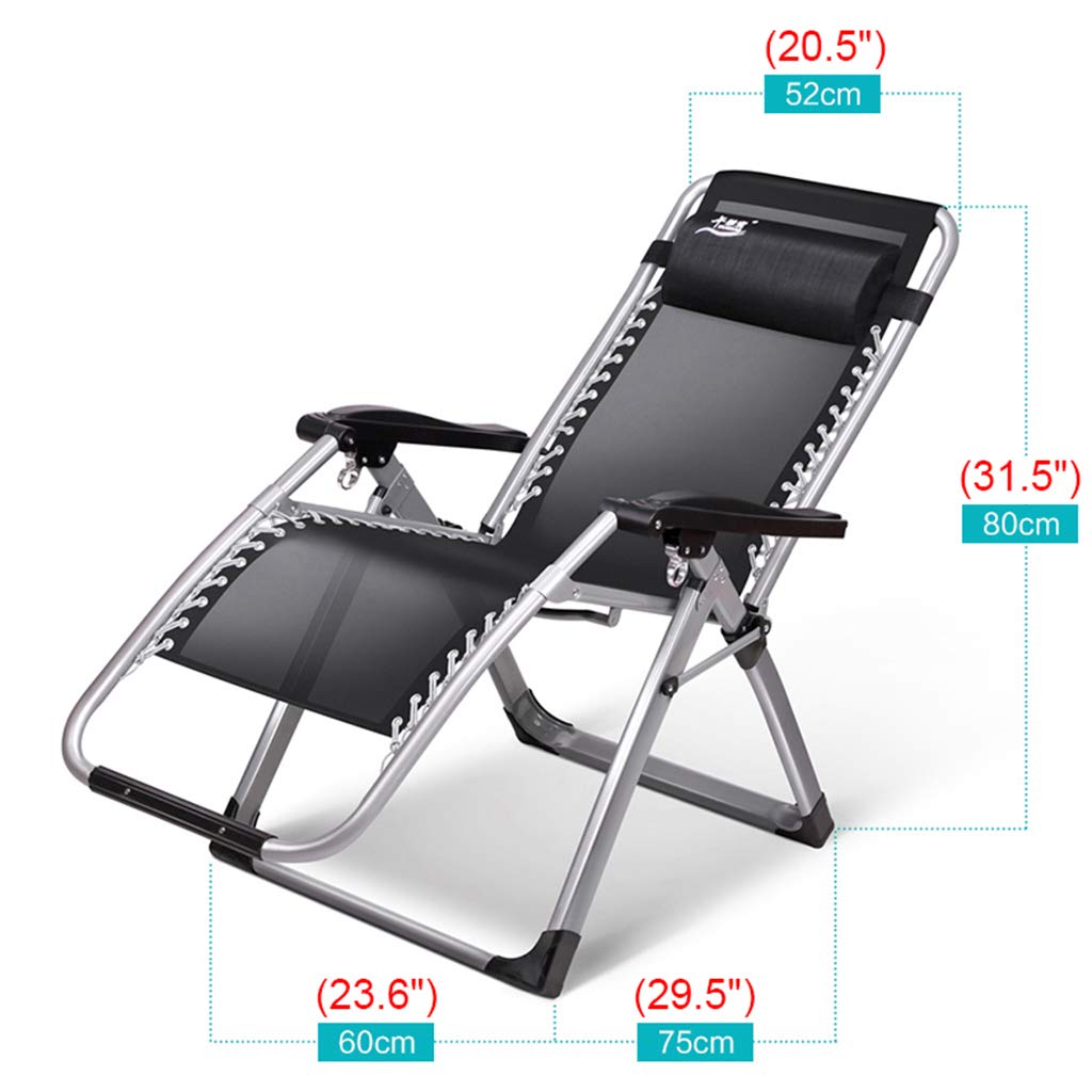 Premium Zero Gravity Recliner Chair with Adjustable Backrest & Padded Headrest - Heavy Duty Outdoor Lounge Chair for Patio, Beach, Yard - Includes Comfort Pillow & Convenient Side Tray - Supports 330 lbs - Perfect for Relaxing, Sunbathing & Backyard Lounging