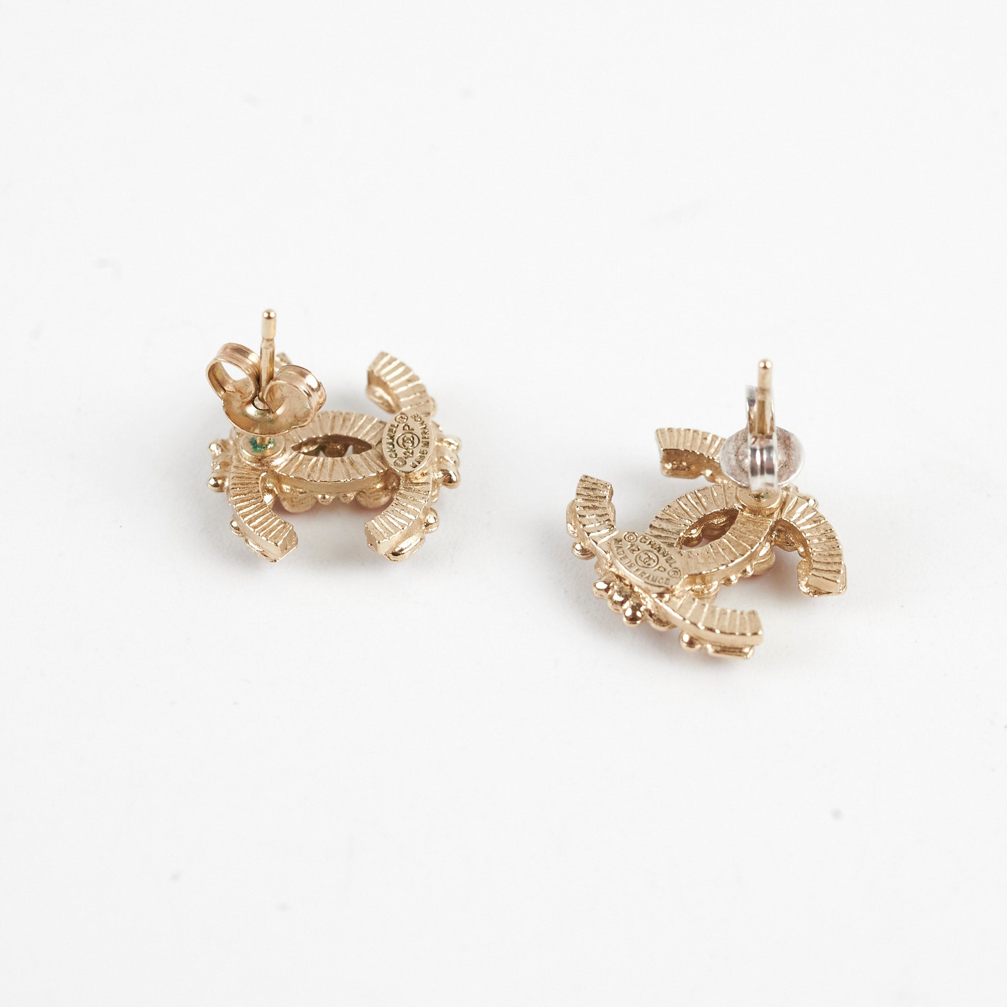 Chanel Beaded CC Logo Earrings - Fashion Costume Jewelry for Women | Elegant Party & Evening Wear Accessories
