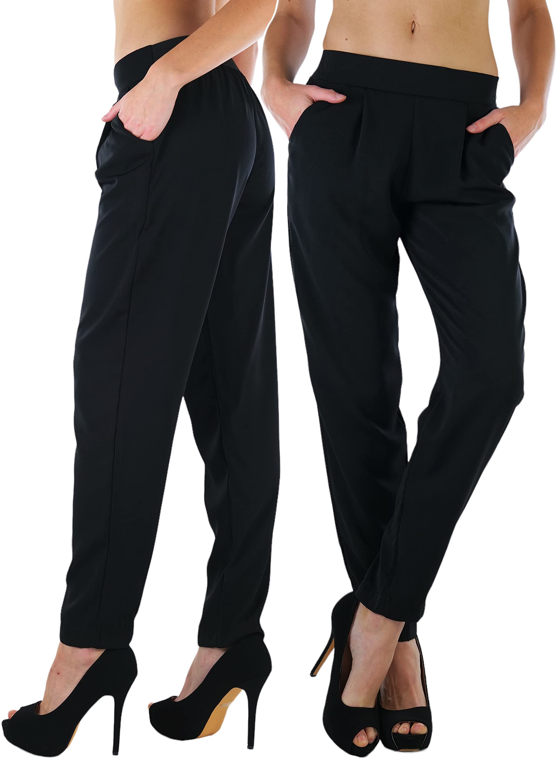 Stylish Women's High Waist Bootcut Dress Pants for Work & Office - Professional Trousers with Flared Leg for Business Casual & Formal Wear