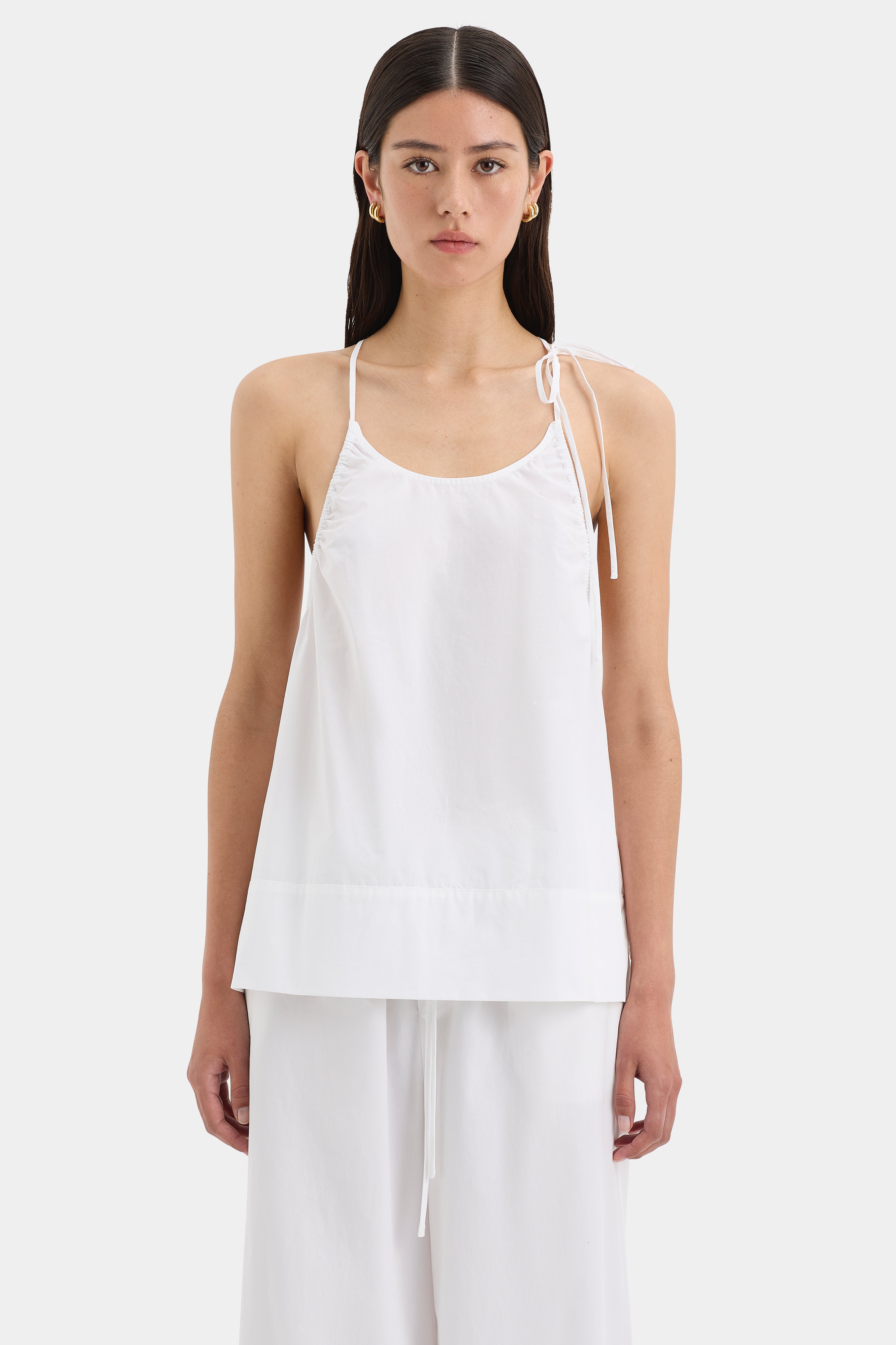 Zaria Cami Ivory - Elegant Lace Trim Camisole for Women | Perfect for Layering, Date Nights & Special Occasions