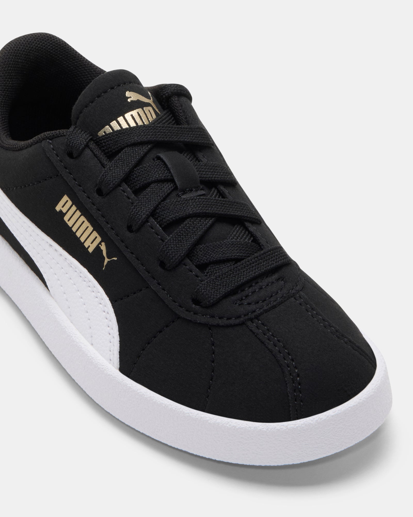 Puma Club II PS B Black/White Sneakers - Men's Casual Shoes for Walking, Running & Gym Workouts