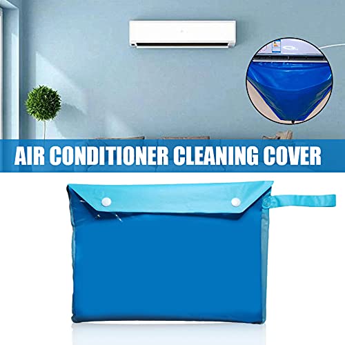 VALINK Split Air Conditioning Service Bag - Waterproof AC Cover Kit with Drain Outlet, 2 Scrapers & Cleaning Towel for Dust Protection | Perfect for HVAC Maintenance, Wall Unit Cleaning & Professional AC Service