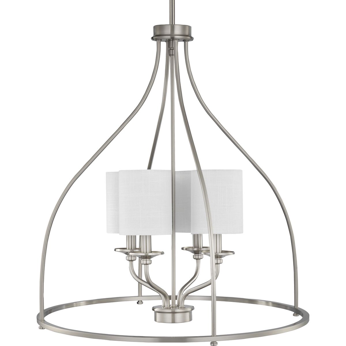 Bonita Collection 4-Light Foyer Chandelier - Elegant Entryway Lighting Fixture for Hallway, Staircase & Dining Room Decor
