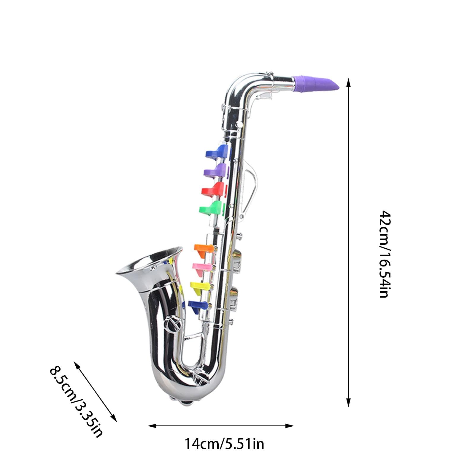 Kids Toy Saxophone - Early Learning Musical Instrument for Toddlers | Fun & Educational Pretend Play, Multifunctional Toy for Children | Perfect for Birthday Gifts, Preschool Learning & Music Exploration