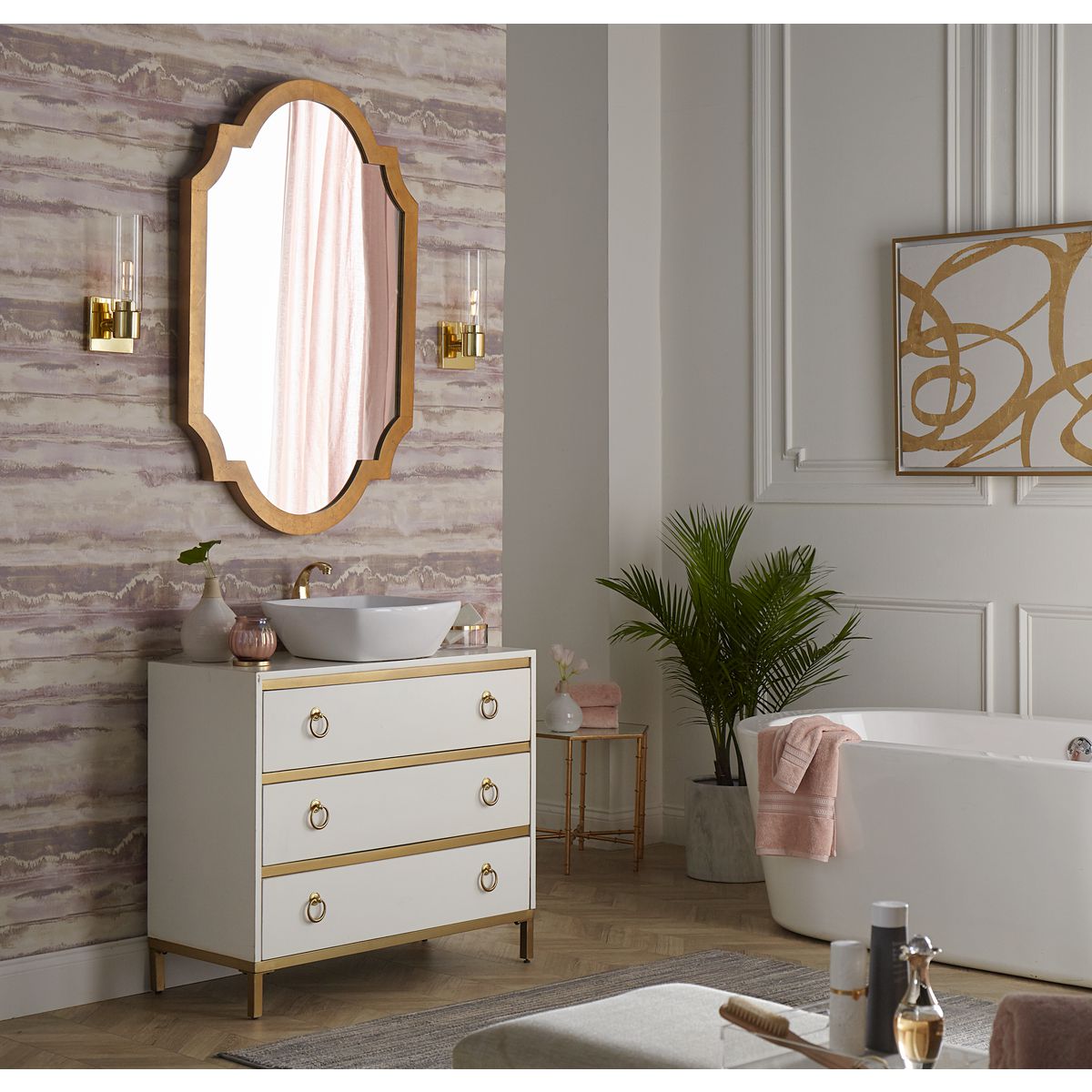 Clarion Collection Modern One Light Glass Bathroom Vanity Wall Sconce - Perfect for Bathroom, Powder Room, and Dressing Area Lighting