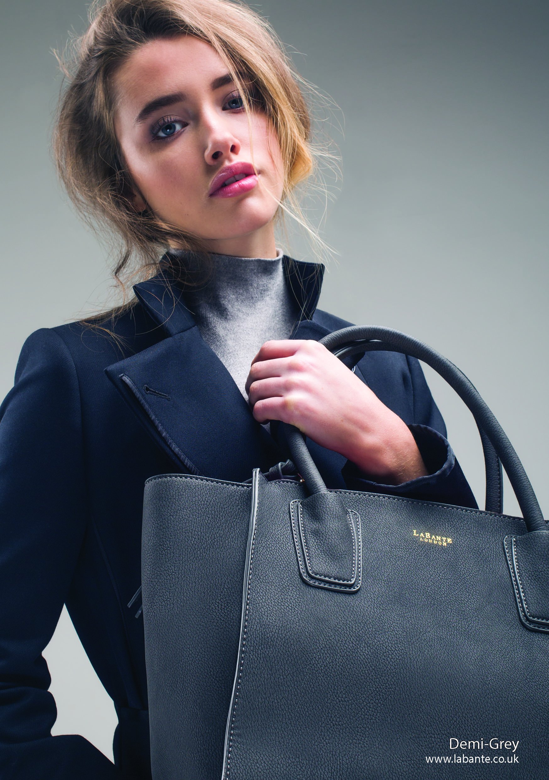 LaBante London 'Demi' Vegan Leather Shoulder Bag for Women - Stylish & Cruelty-Free Handbag for Work, Travel & Everyday Use
