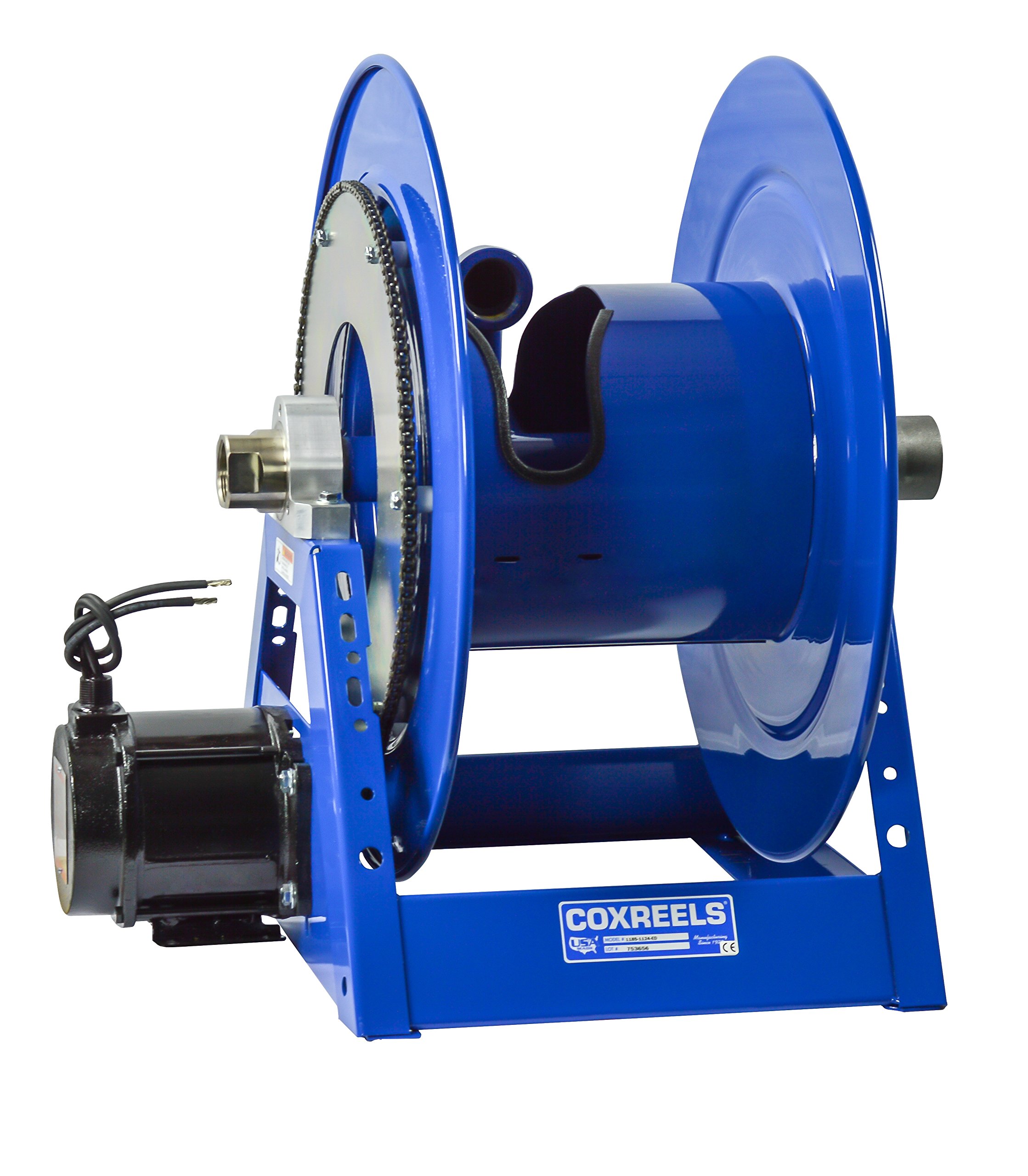 **Coxreels 1185-2028-EA Electric 115V Explosion-Proof 1/2HP Motor Rewind Hose Reel – 1.5