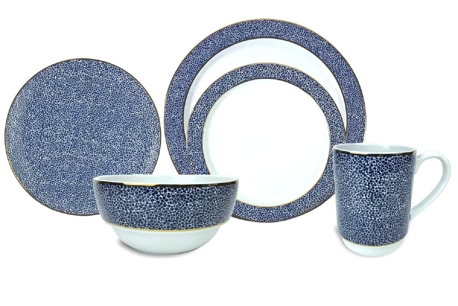 Premium Panthera Indigo Ceramic Coffee Mug - 12oz Insulated Travel Mug with Lid - Perfect for Home, Office & Outdoor Adventures