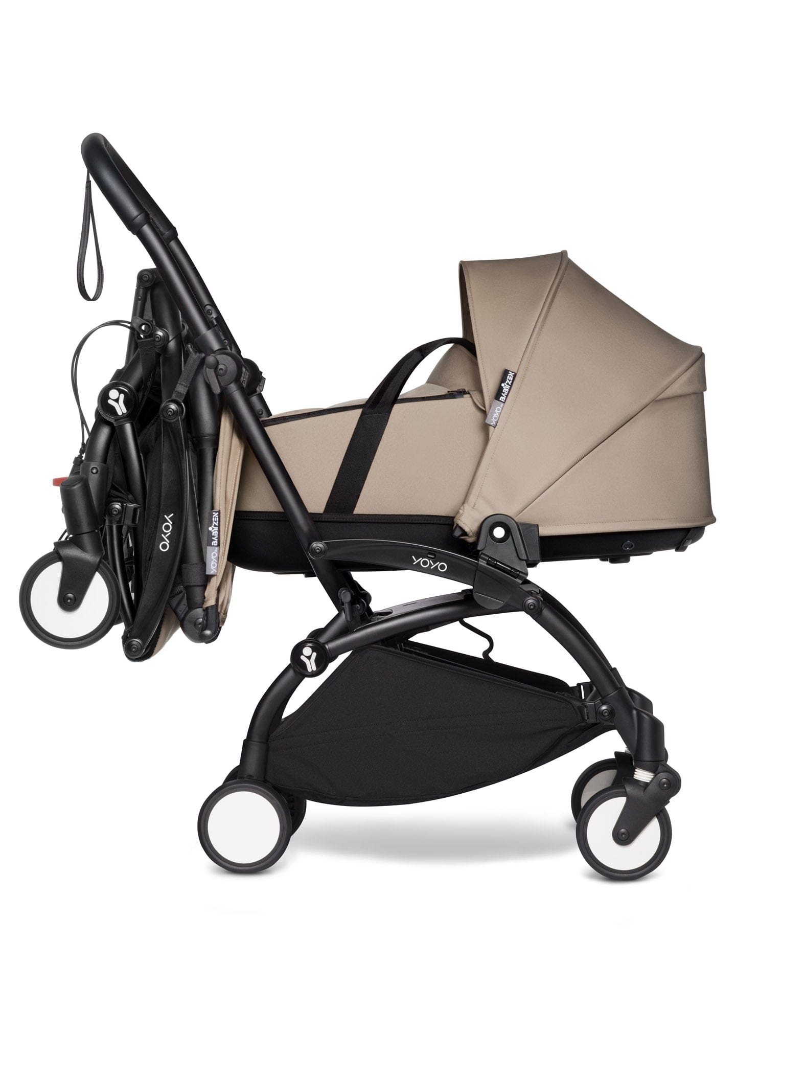Stokke YOYO 3 Double Stroller with Bassinet & Toddler Seat - Lightweight Compact Travel Stroller for Twins or Siblings (Ages 0-4) | Perfect for City Walks, Air Travel & Everyday Use