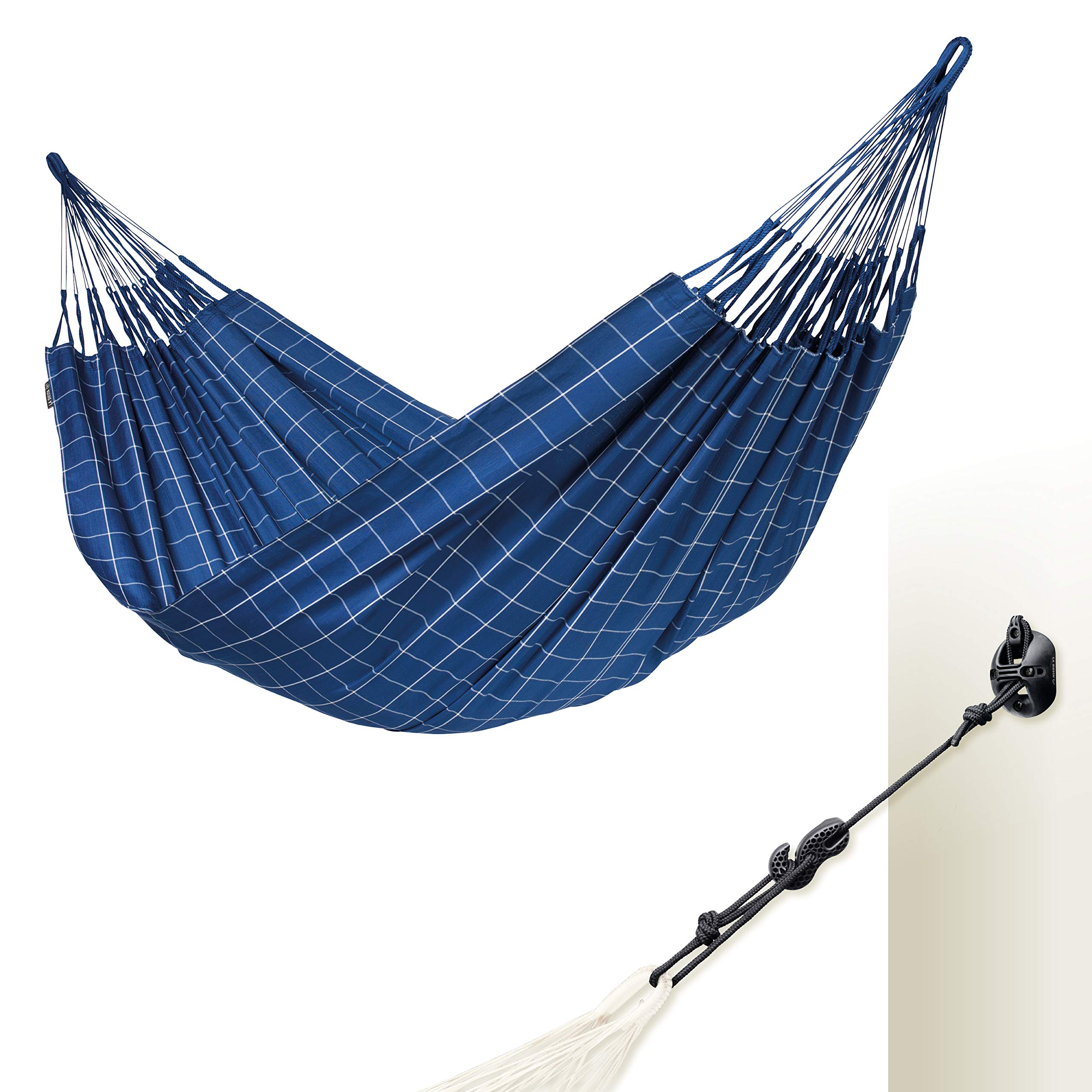 La Siesta® XL King Brisa Classic Hammock with CasaMount Suspension Kit - Indoor/Outdoor Weather-Resistant Hammock Swing for Patio, Backyard, Beach & Marine Use