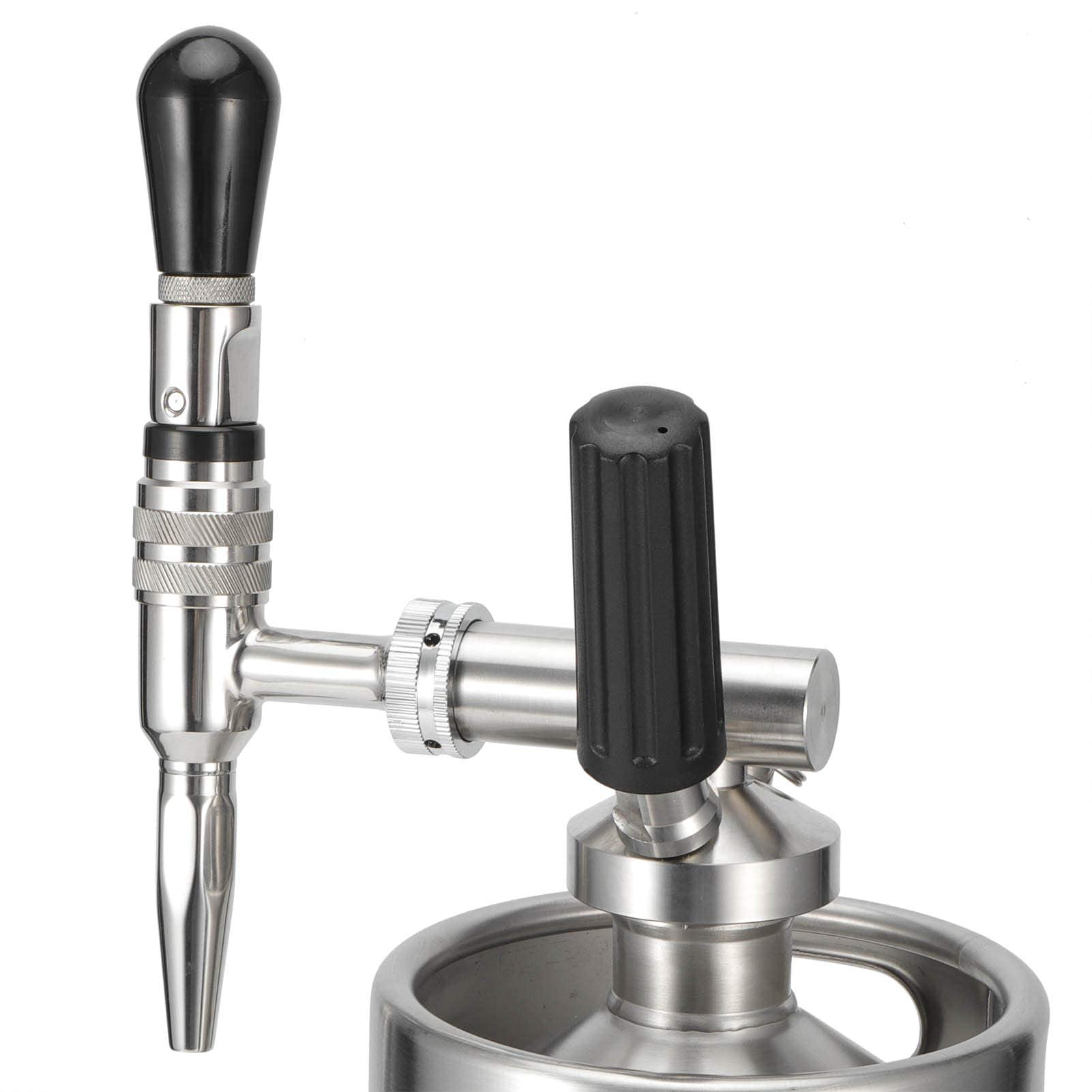 Nitro Cold Brew Coffee Maker - 3.6L Food Grade Stainless Steel Nitrogen Infuser System | Easy Assembly Home Brew Keg for Rich, Smooth Nitro Coffee | Perfect for Home Cafes, Offices & Entertaining Guests