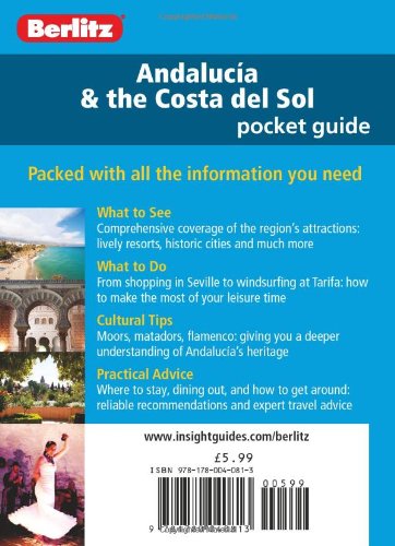 Berlitz Pocket Guide Andalucia & the Costa del Sol - Travel Guide Book for Spain's Southern Region | Perfect for Tourists, Hikers & Culture Explorers